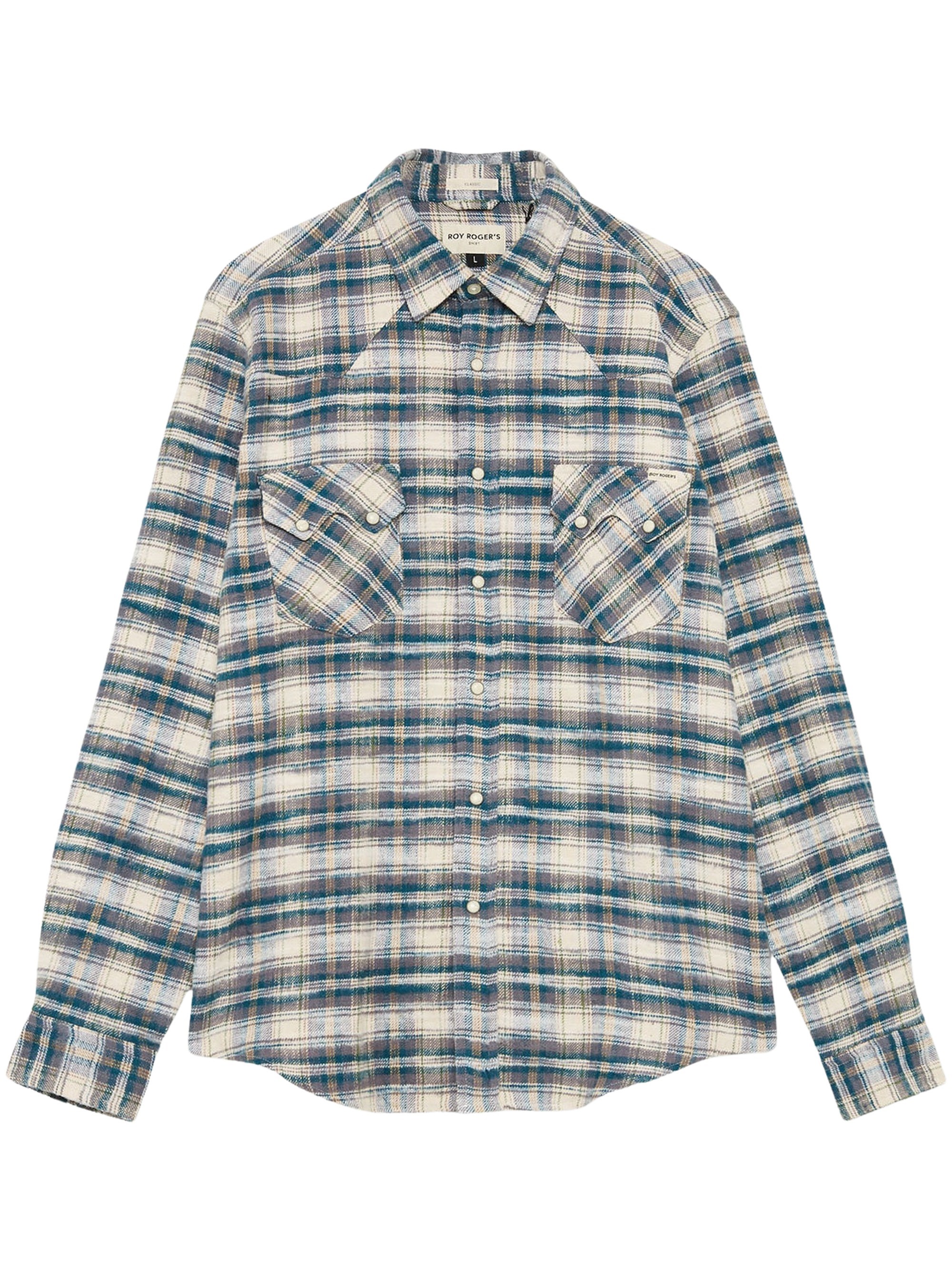 Check Print Western Shirt
