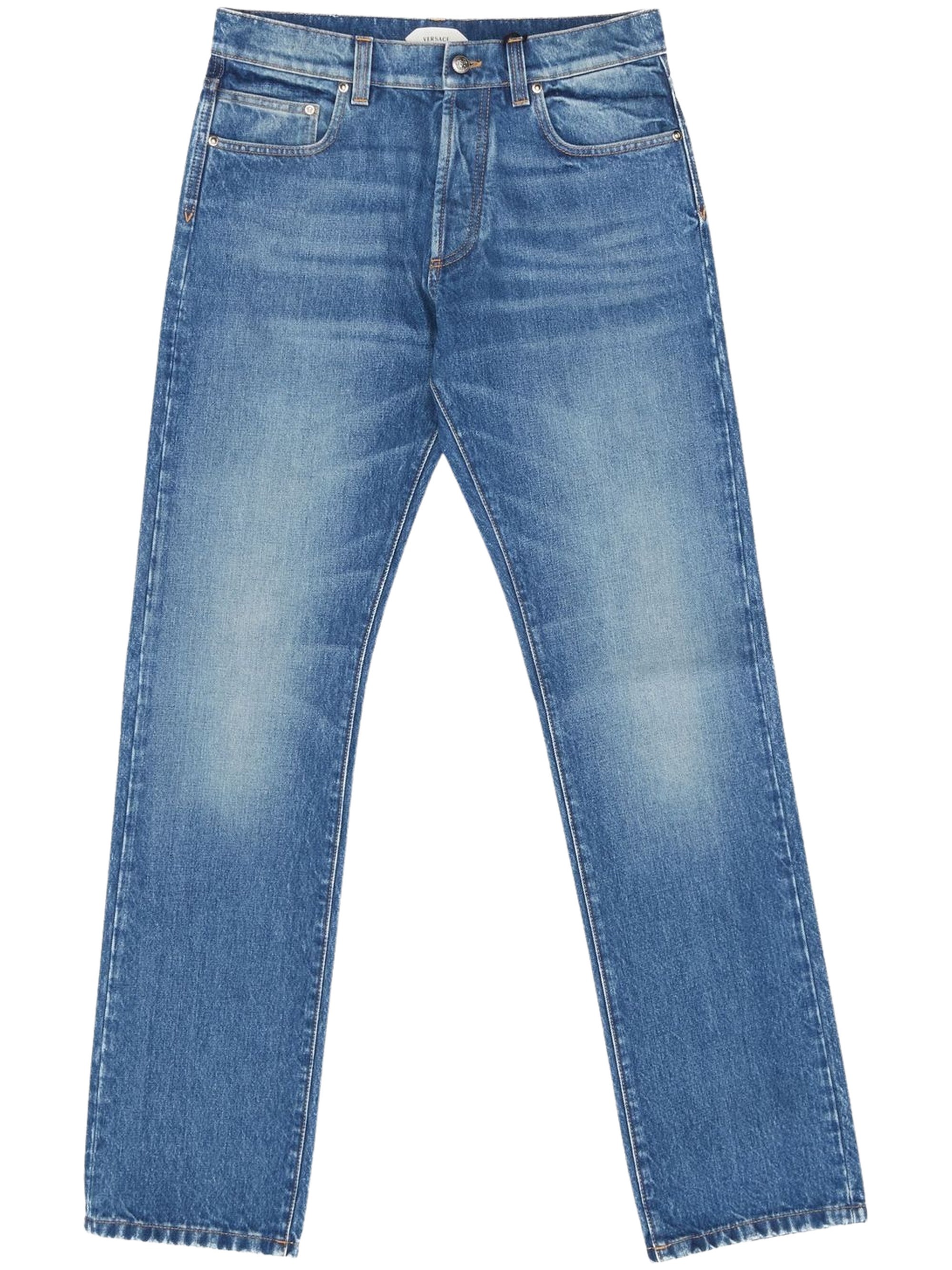 Versace Medium Blue Washed Jeans