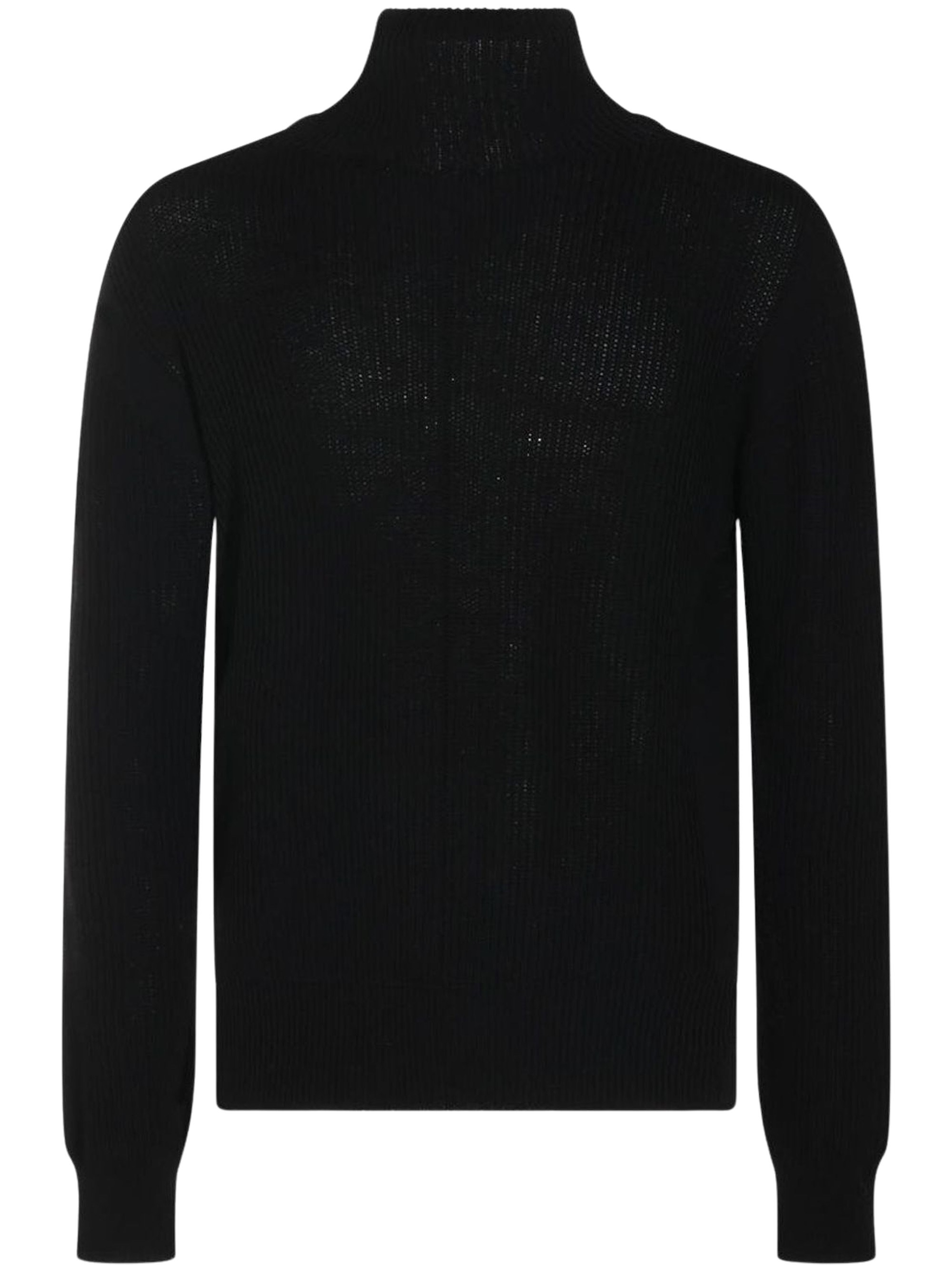 Rick Owens Ribbed Turtleneck Knitted Sweater By Rick Owens