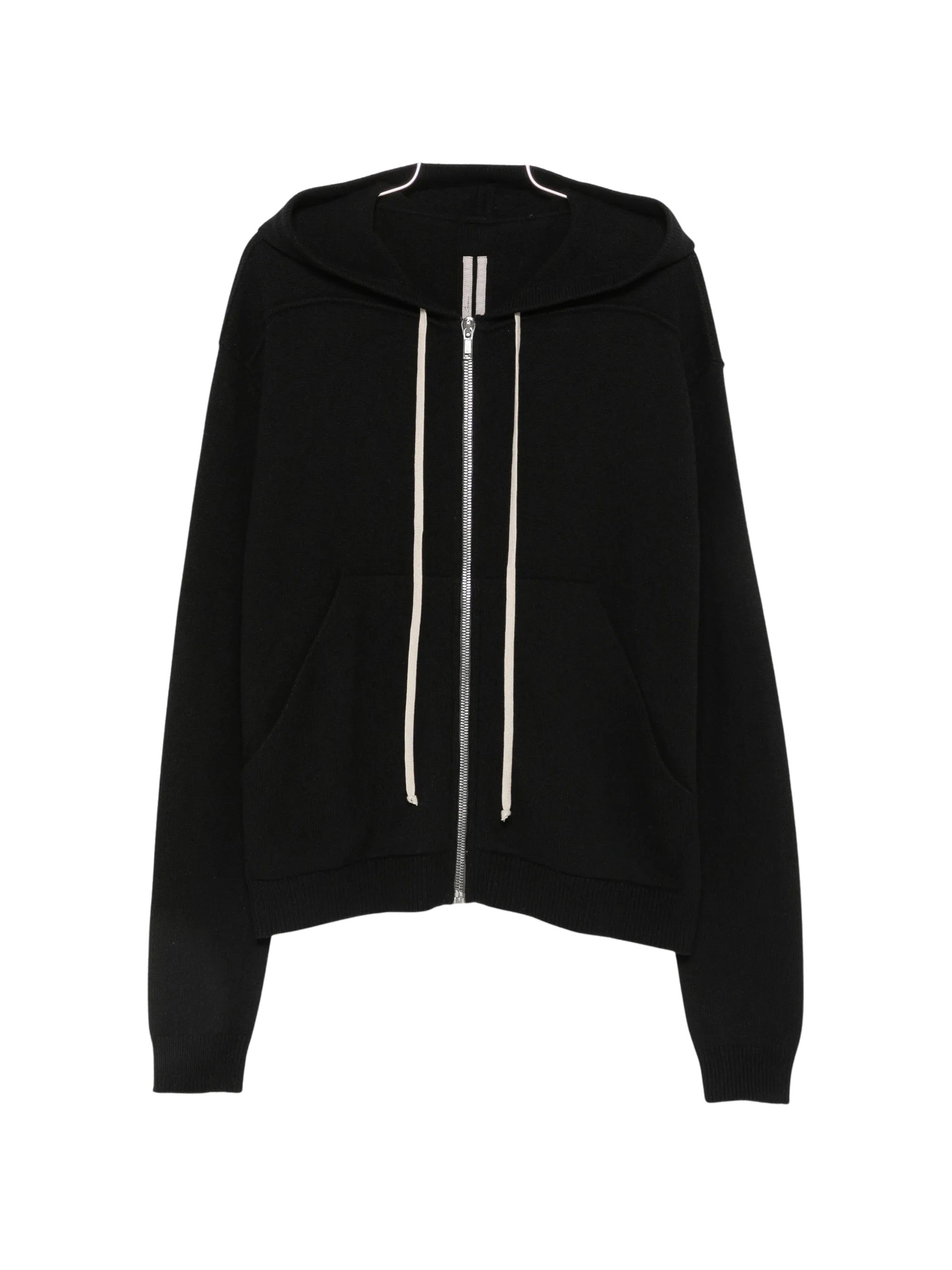 Rick Owens Felpa Con Cappuccio Con Zip E Coulisse Di Rick Owens