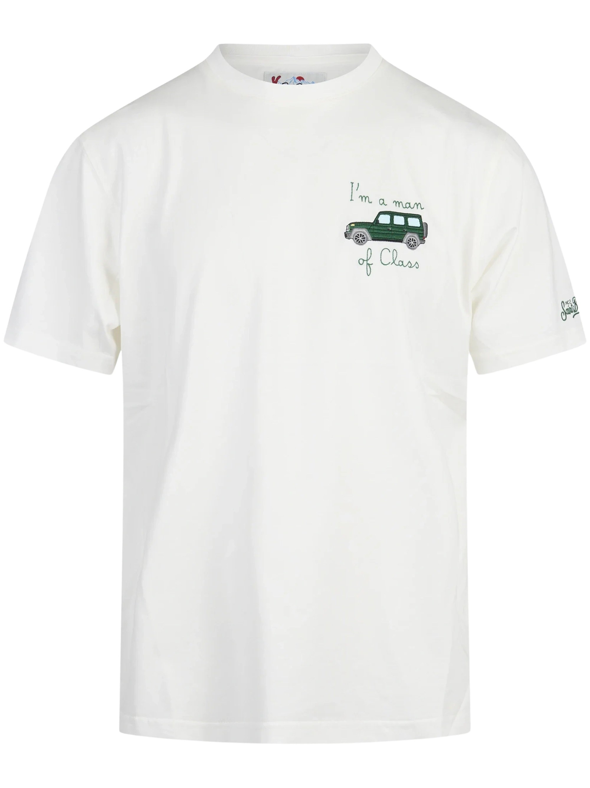 MC2 Saint Barth Mc2 Saint Barth Arnott T-Shirt With Car Embroidery