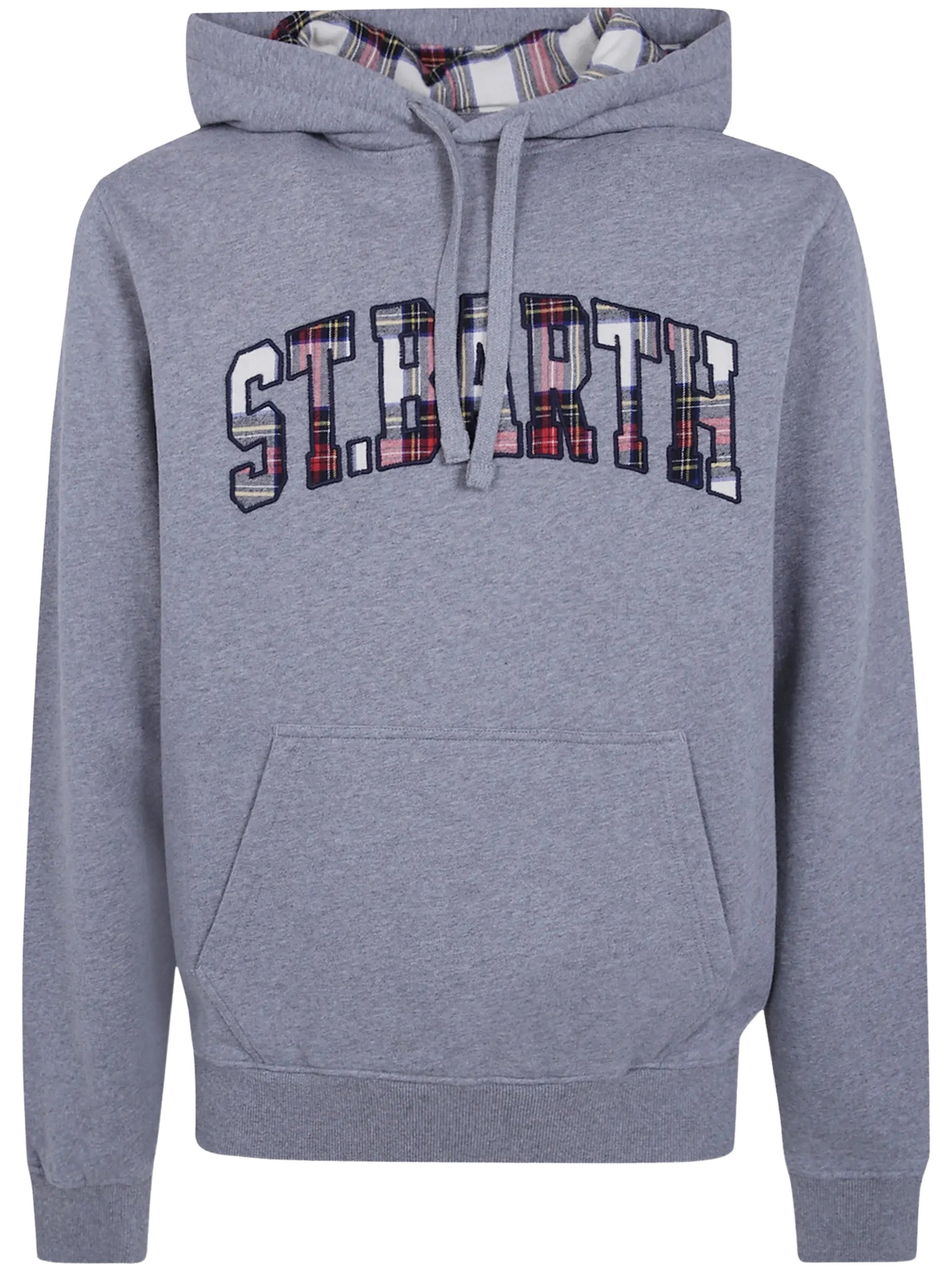 MC2 Saint Barth Mc2 Saint Barth Tribeca Tartan-Patch Logo-Embroidered