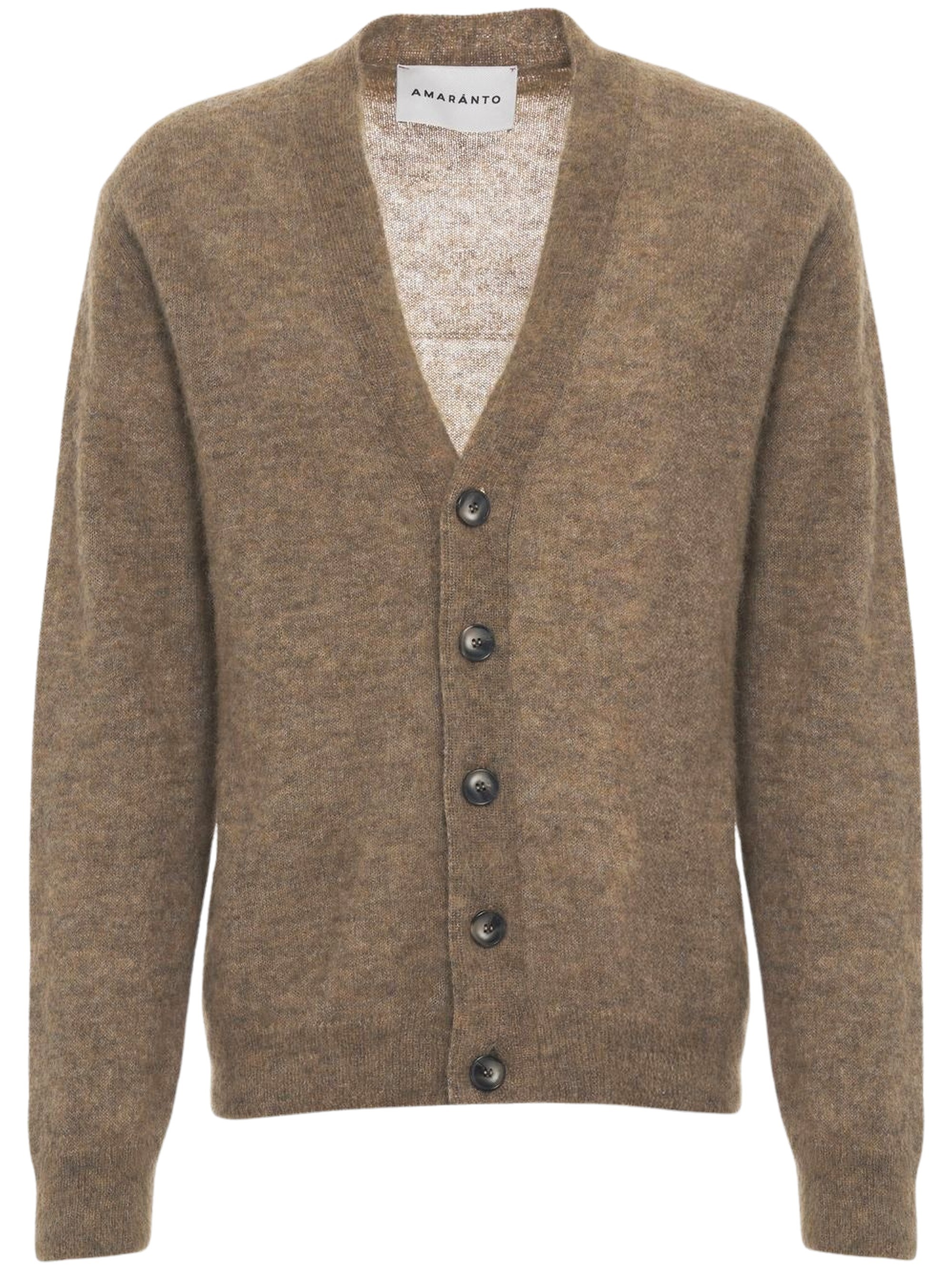 Amaranto V-Neck Knitted Cardigan