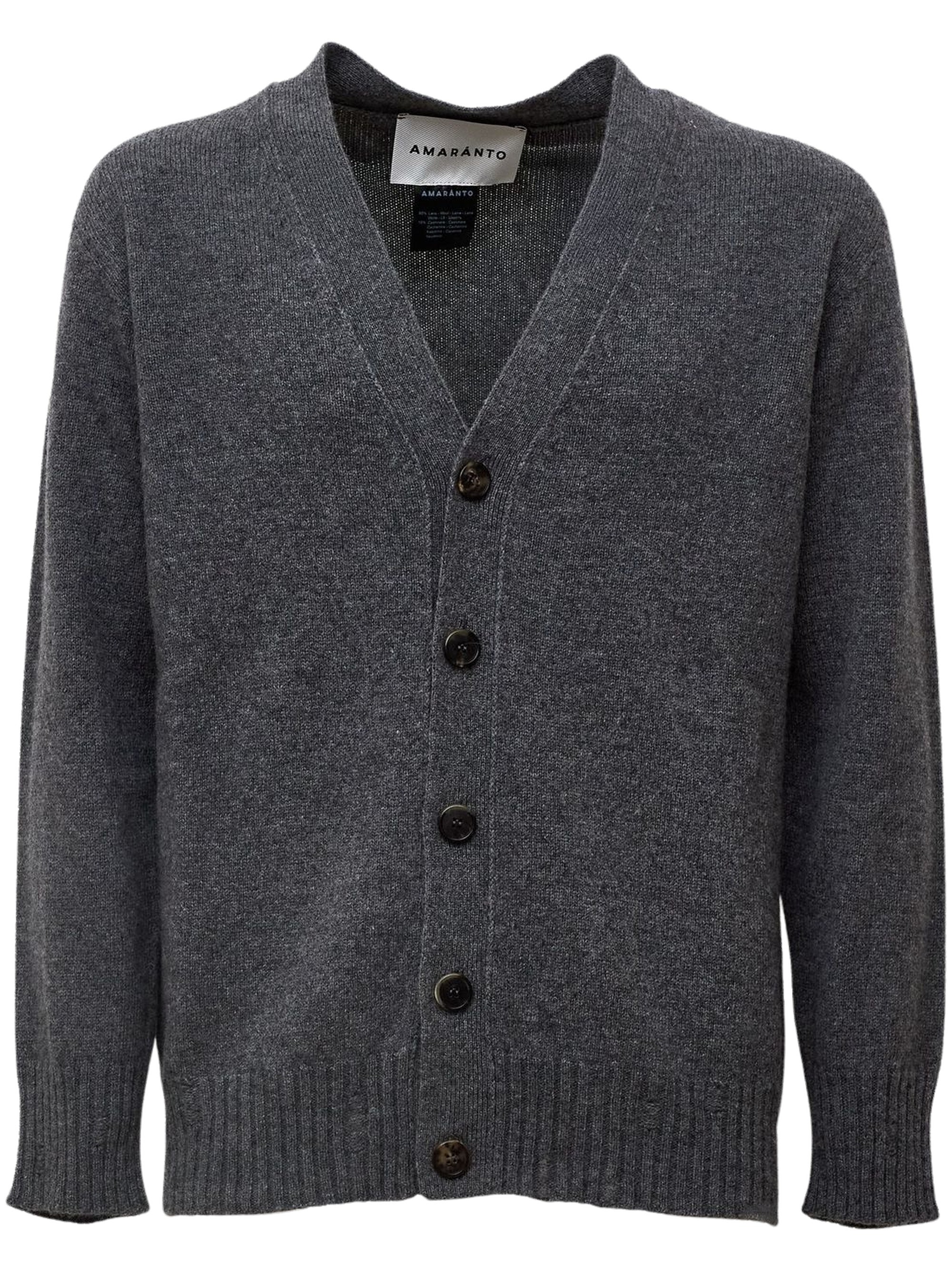 Distressed V-Neck Cardigan