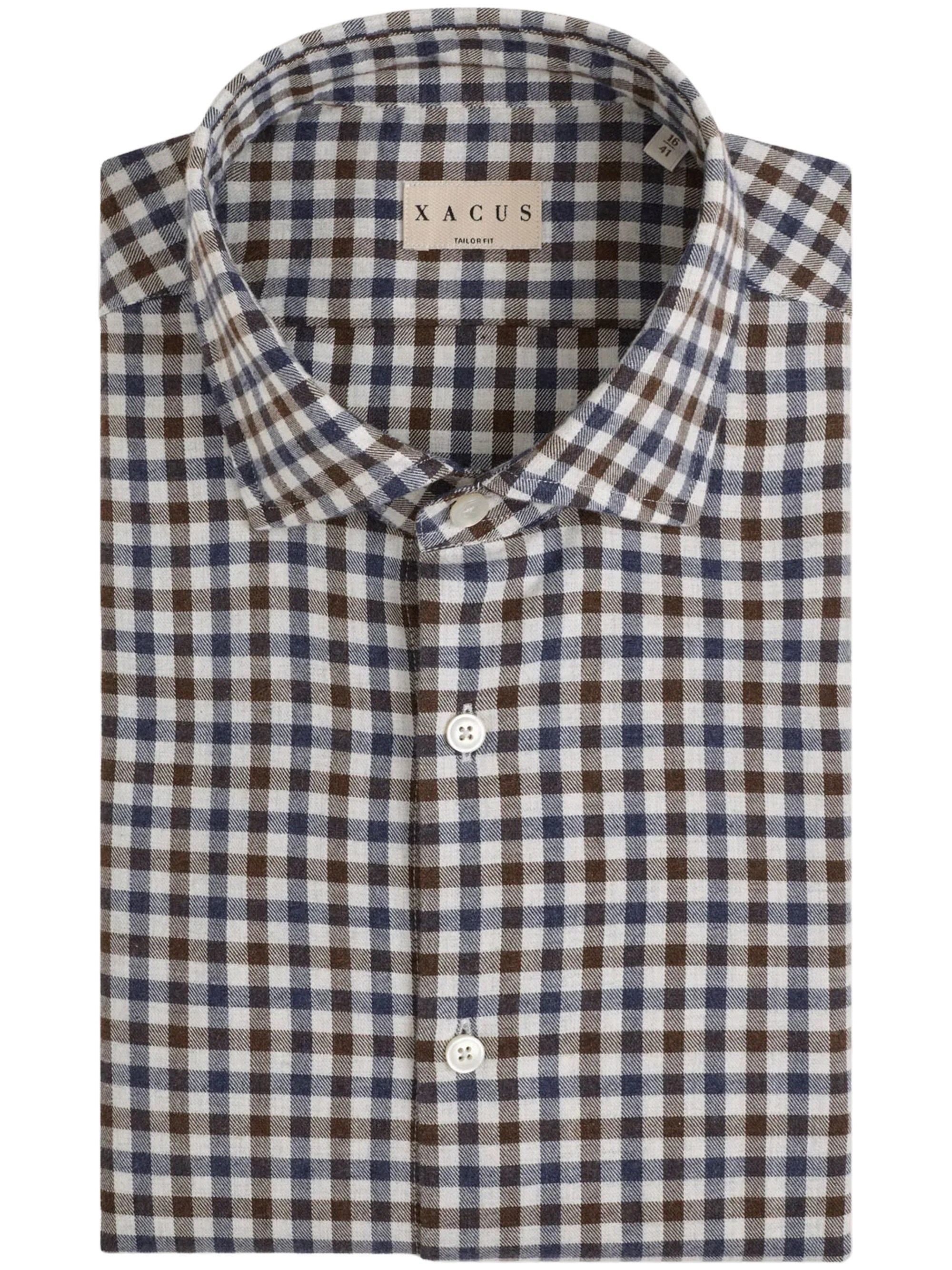 Collar Small Cutaway Check Twill By Xacus Shirt