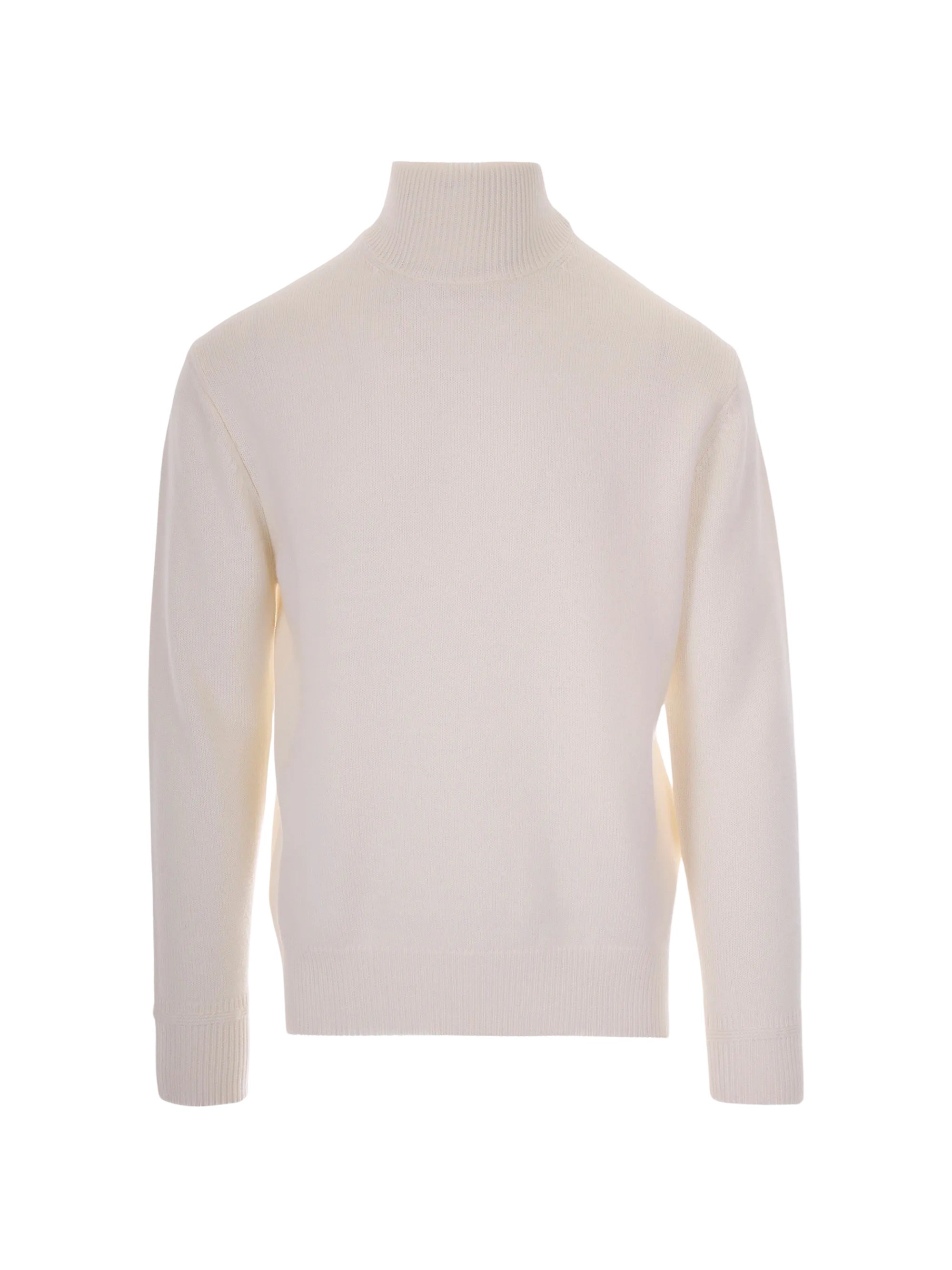 PAOLO PECORA High-Neck Ribbed-Trim Sweater