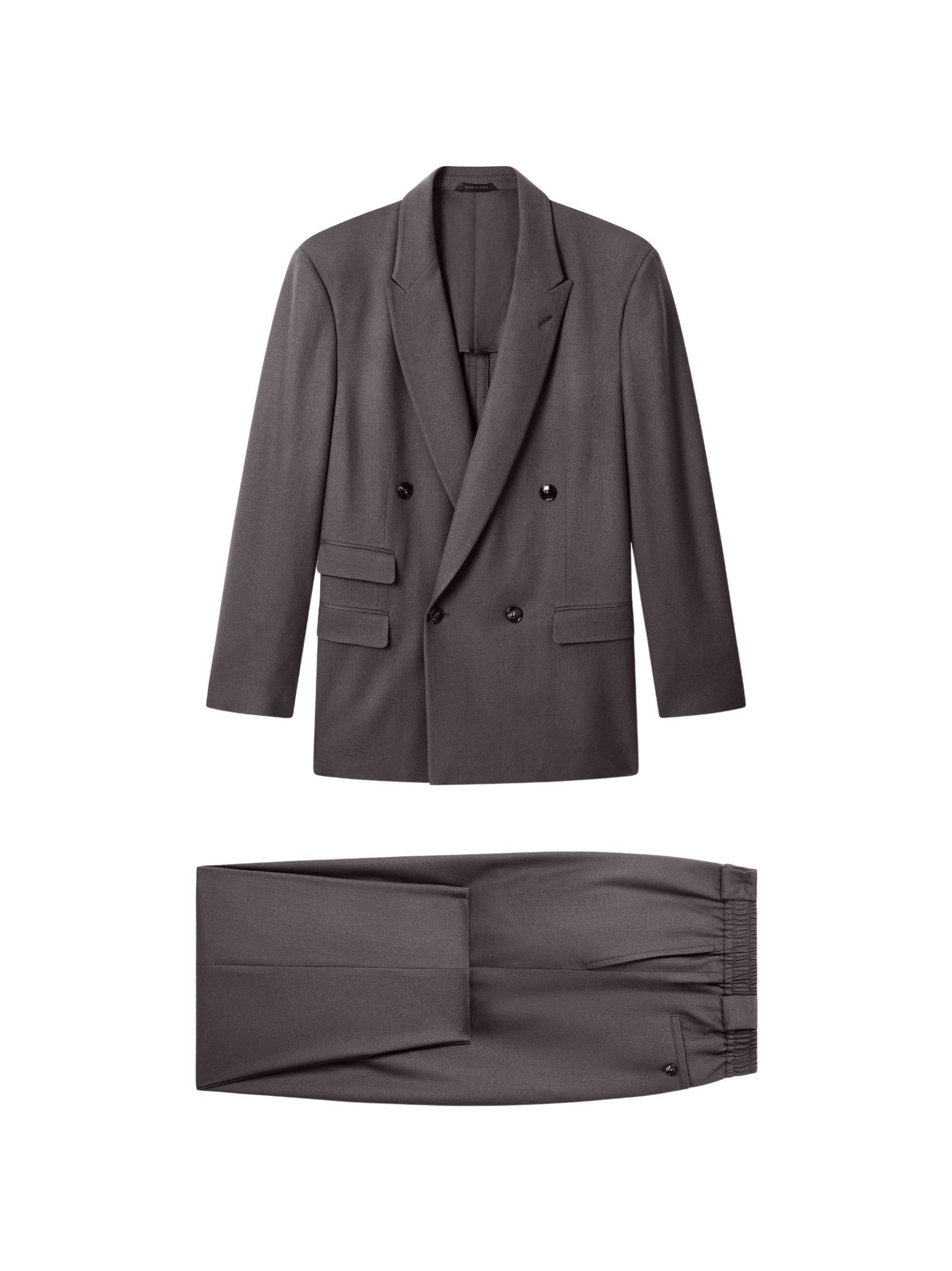 Giorgio Armani Suit In Fluid Virgin Wool