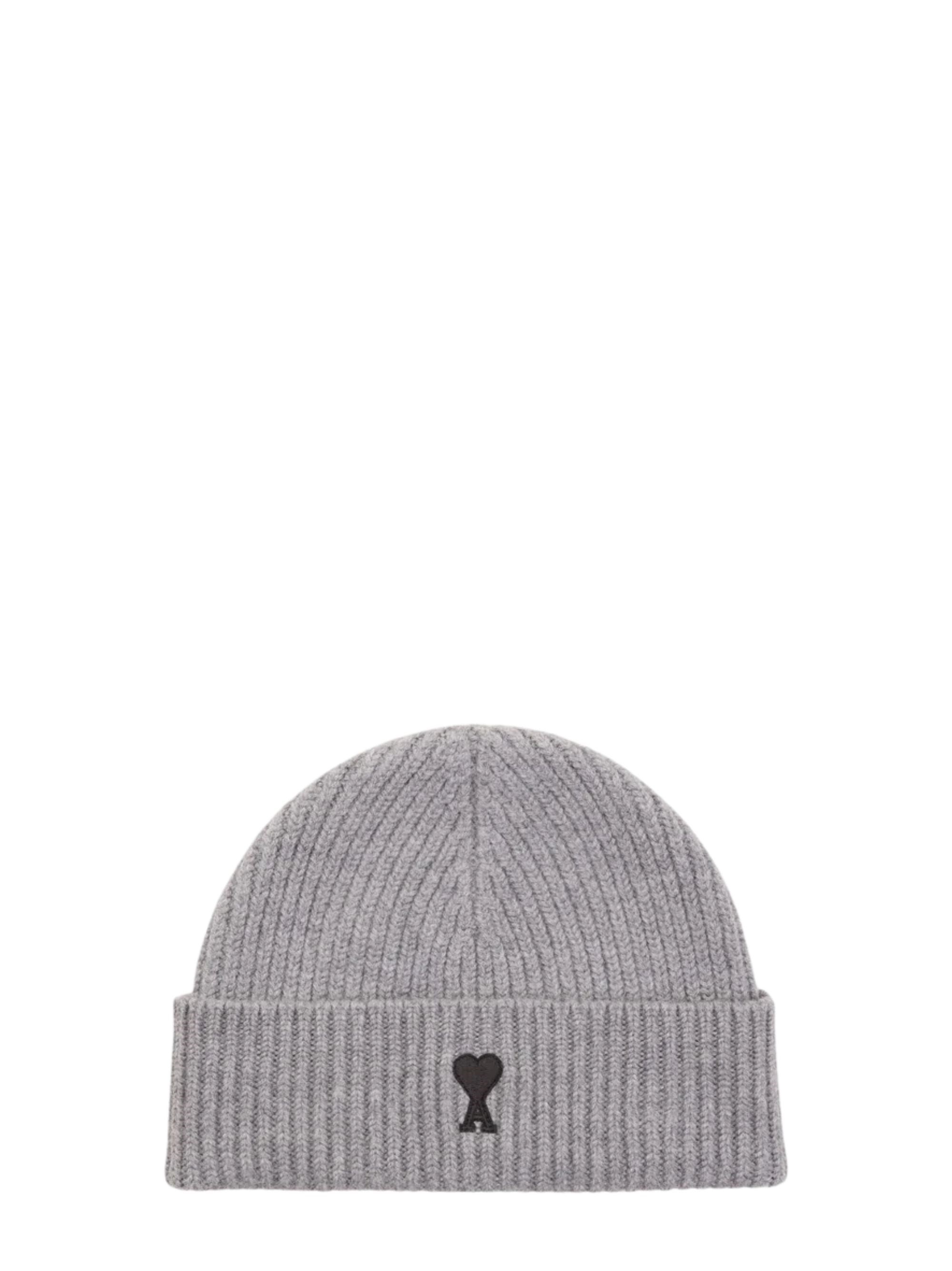 Ami Paris Unisex Grigio - Berretto Ami De Coeur - Accessories - One Size - Immagine 3