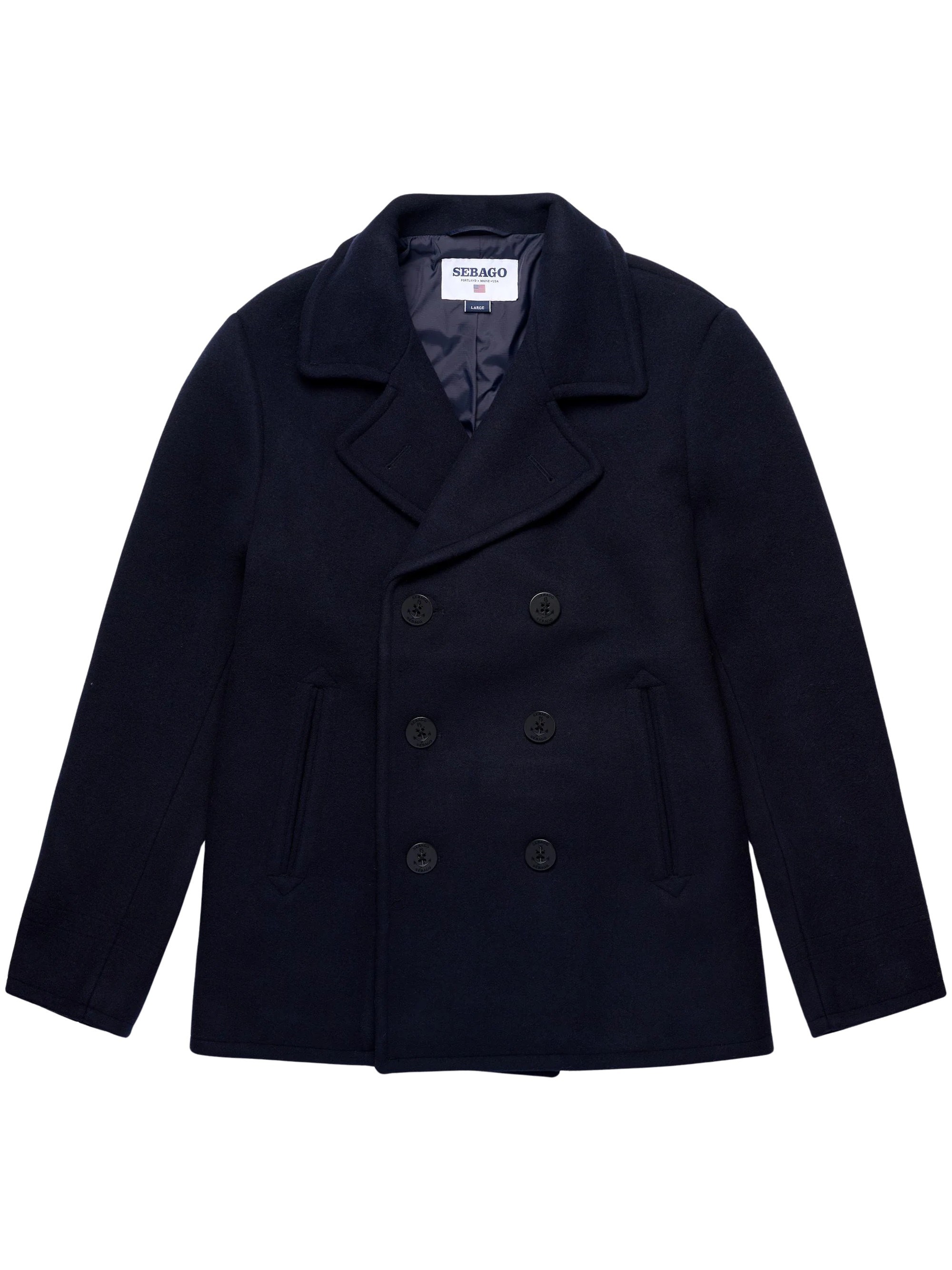 Sebago Unisex Yachting Mid Jacket With Wool Blend