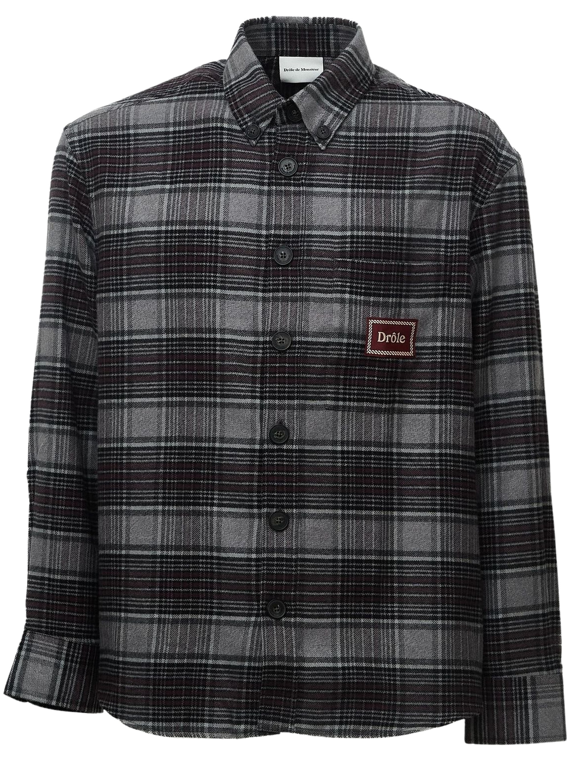 DROLE DE MONSIEUR Boxy Checked Shirt