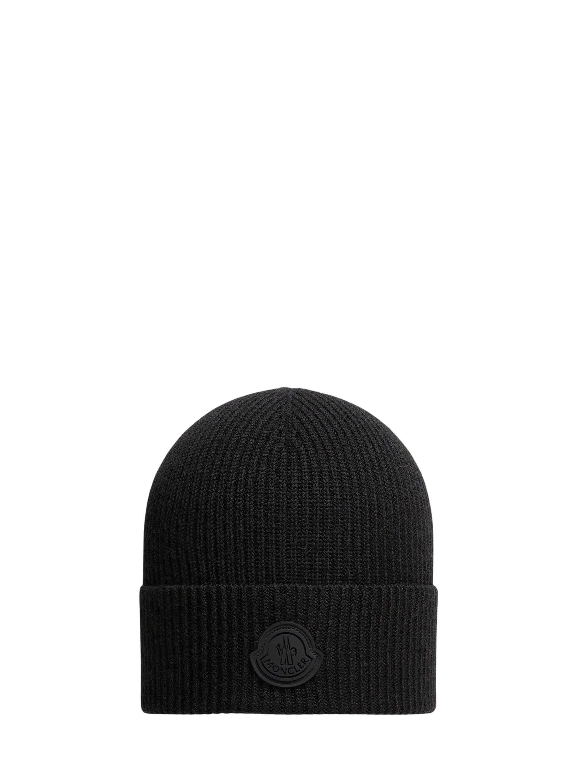 Moncler Logo Wool Beanie