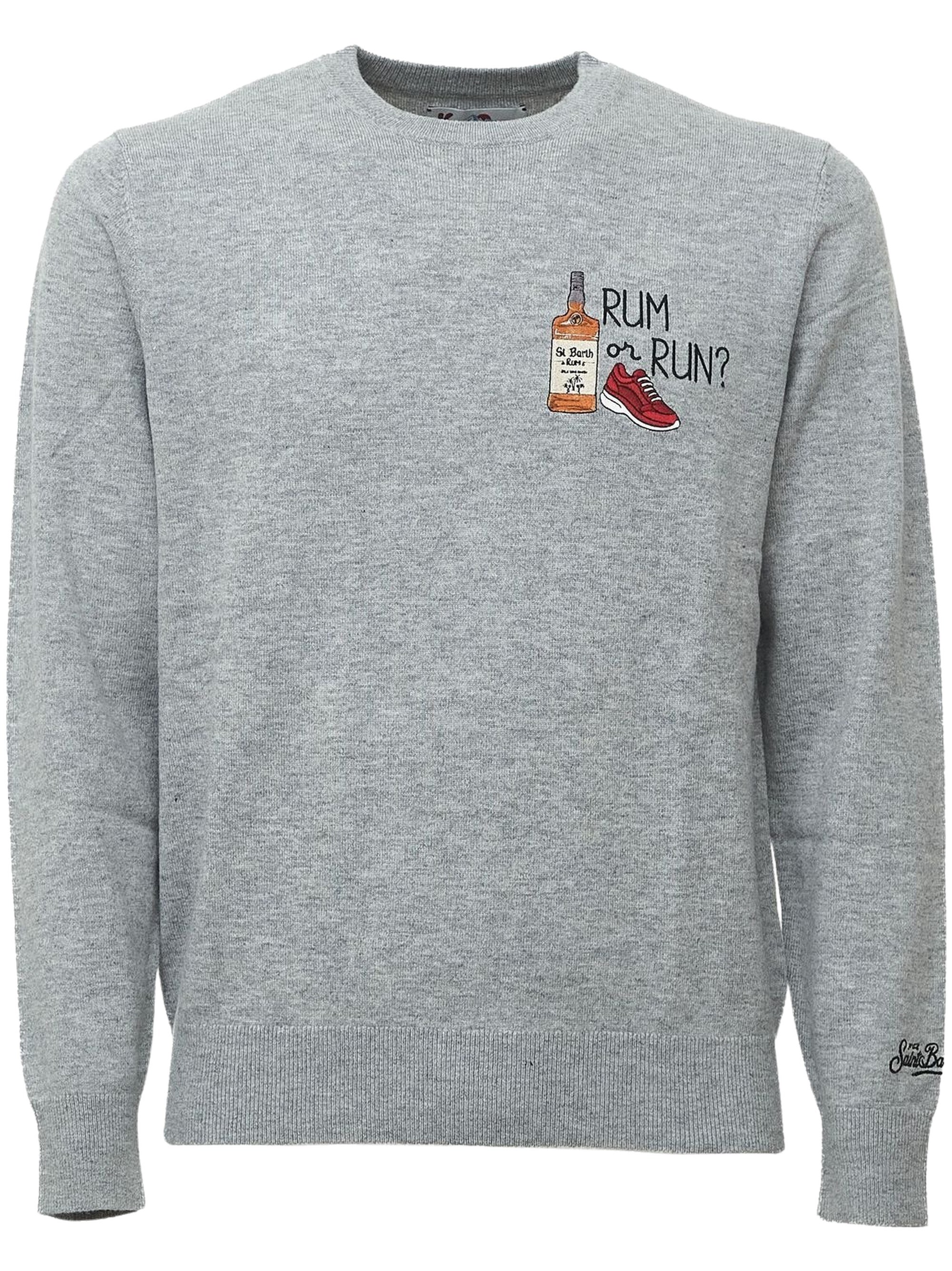 MC2 Saint Barth Heron Embroidered Sweater