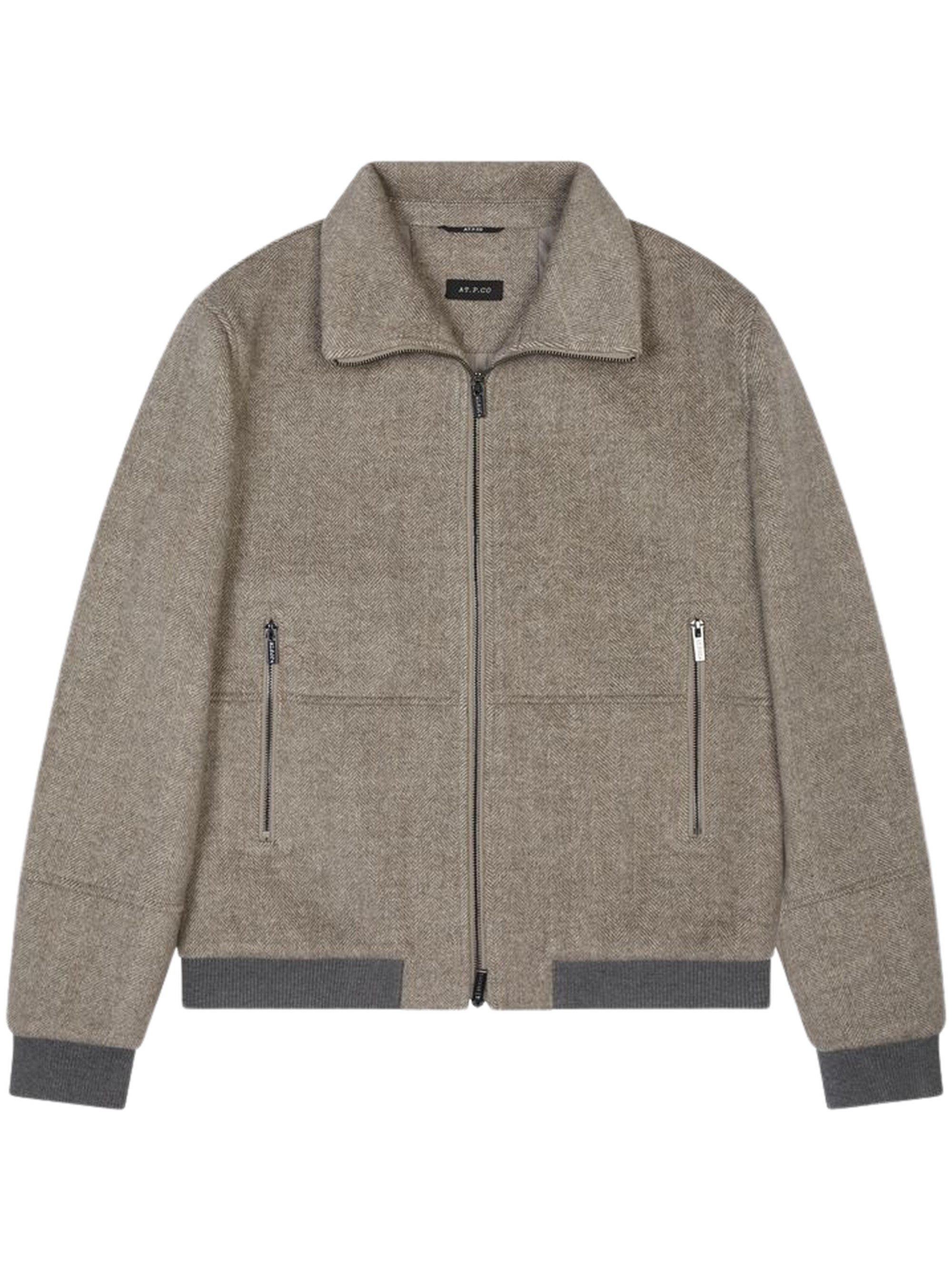 At.p.co AT. P.CO Denny Wool Bomber Jacket
