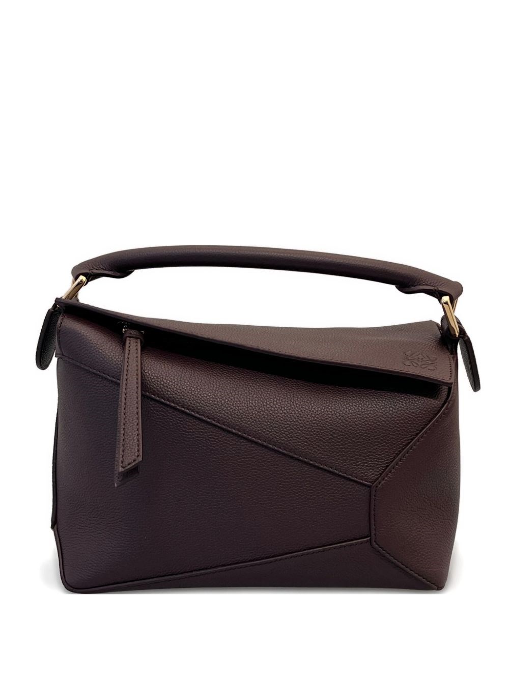 Loewe Borsa A Mano In Pelle Puzzle Edge Small