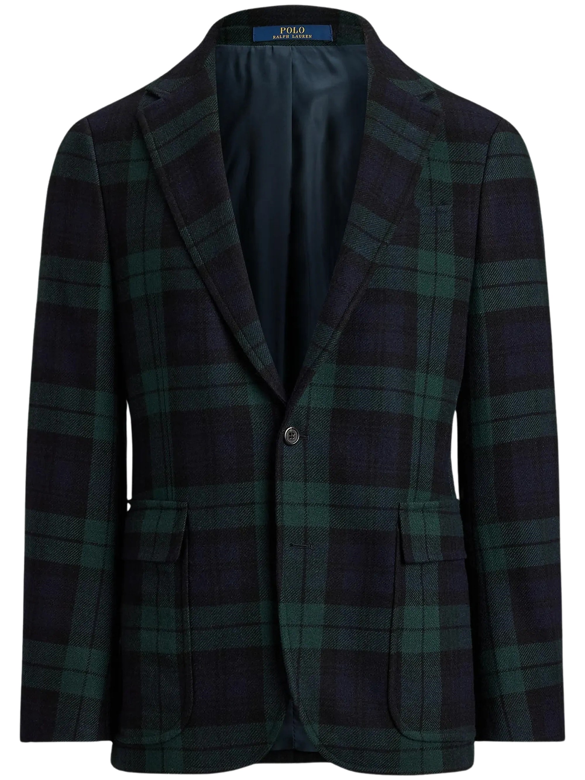 POLO RALPH LAUREN Blazer Monopetto A Quadri Tartan