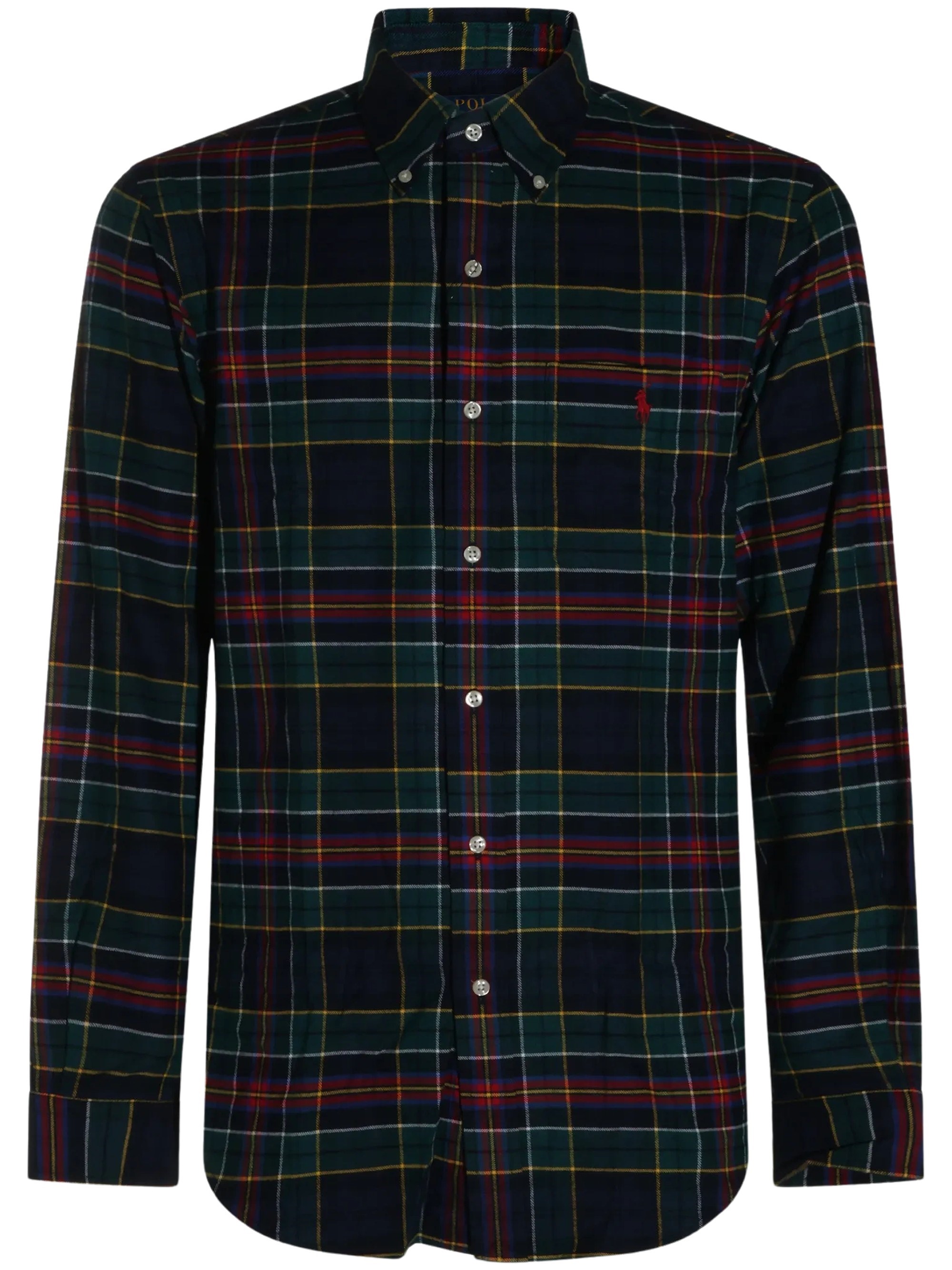 POLO RALPH LAUREN Camicia In Twill A Quadri Custom Fit Performance