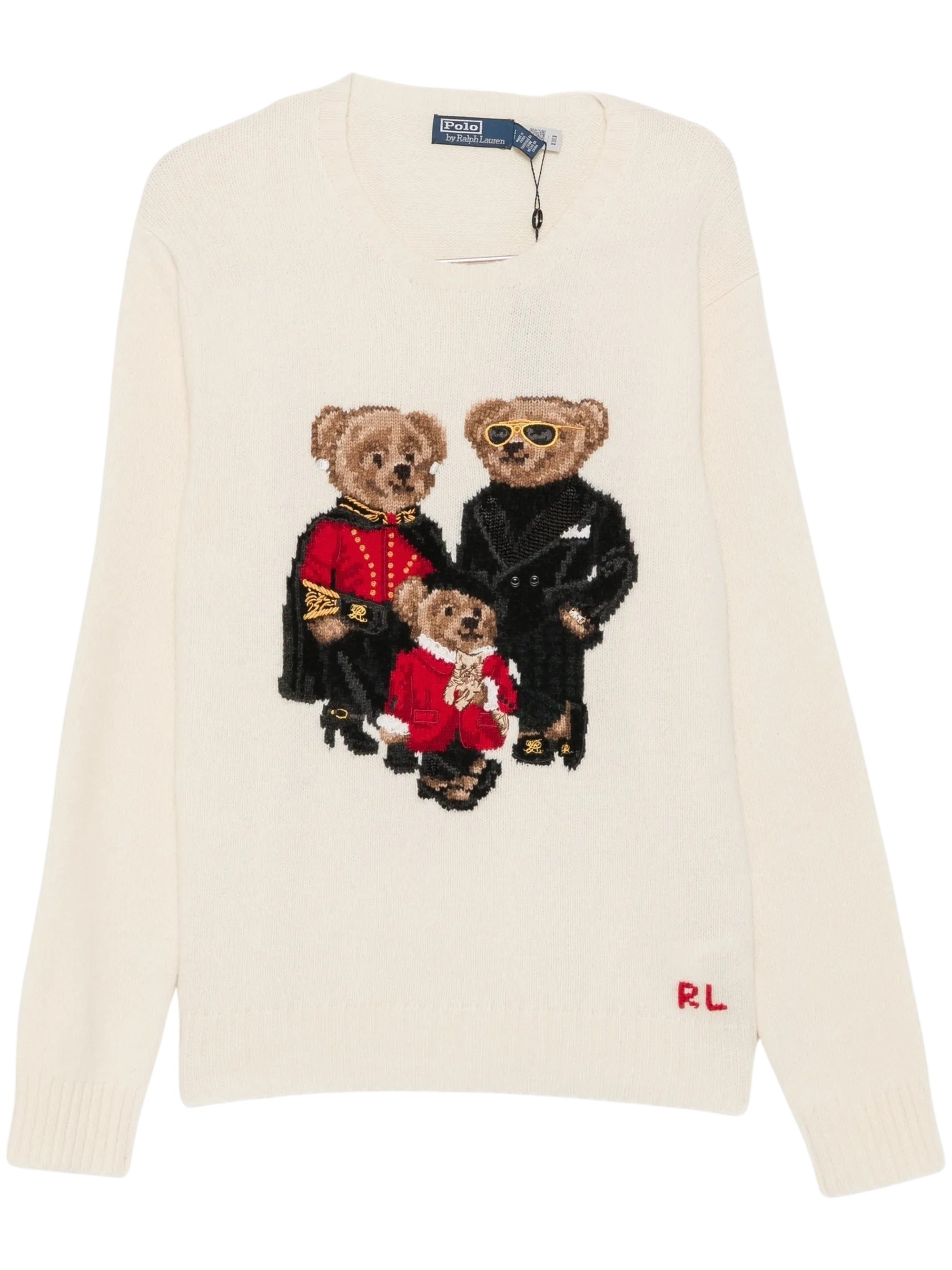 POLO RALPH LAUREN Maglione In Maglia Intarsiata Polo Bear