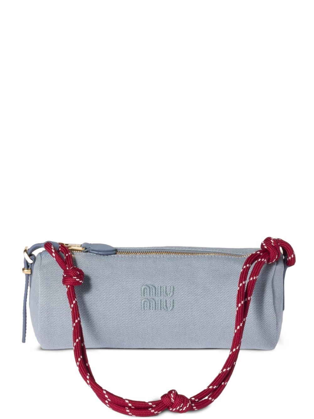 Miu Miu Mini Borsa Pouch In Cotone Di Miu Miu