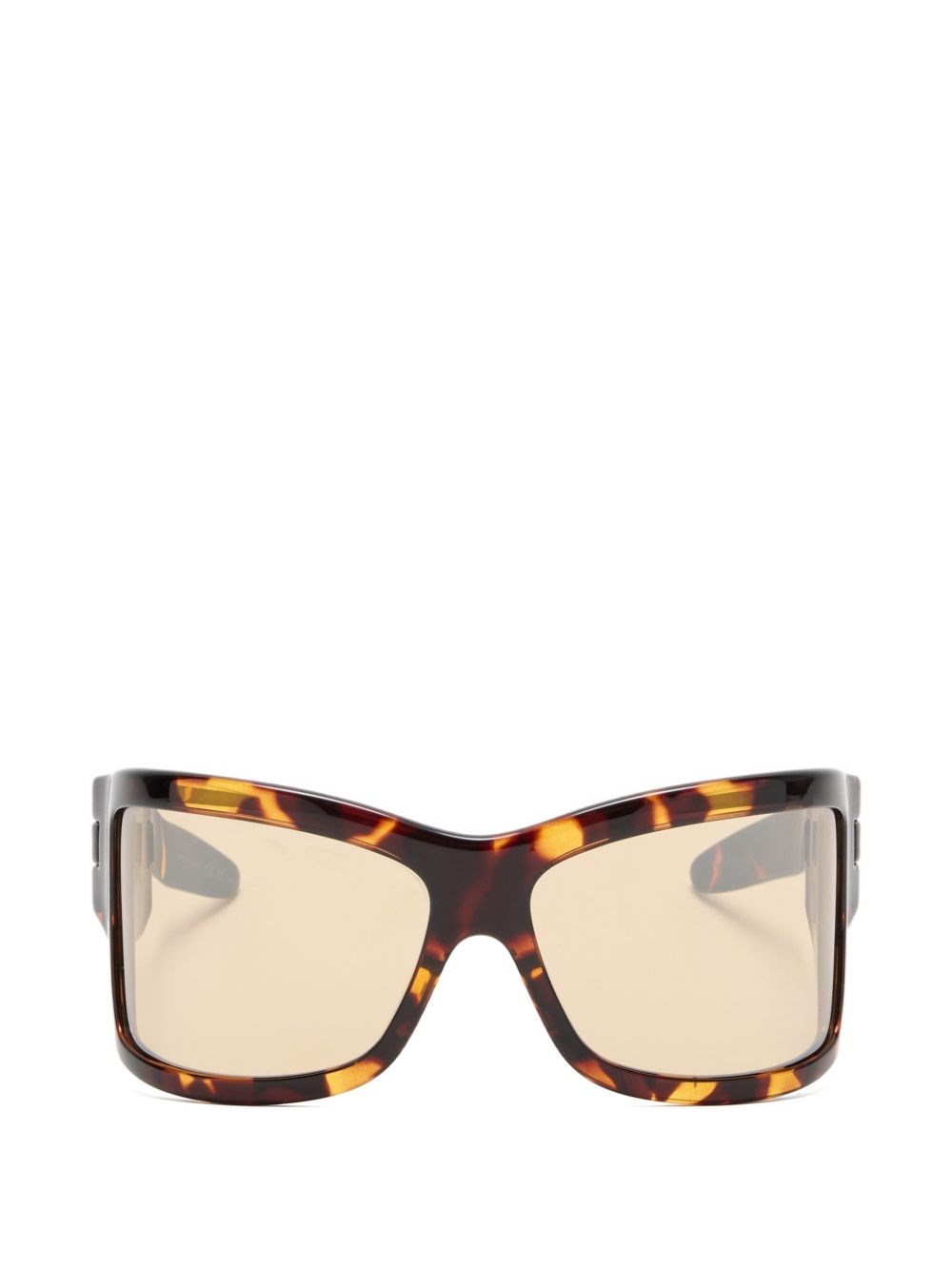 Bottega Veneta , Sunglasses, Female, Brown, One Size, Wraparound Sunglasses - Image 3