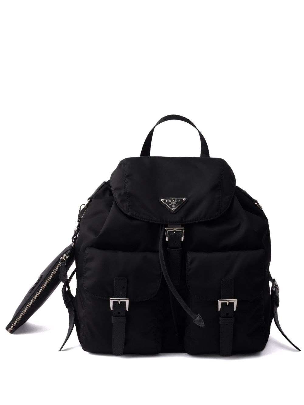Prada Re-Nylon Medium Backpack - Woman Backpacks Black One Size - Immagine 2