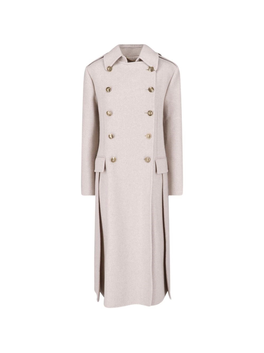 Ermanno Scervino Double-Breasted Wool-Blend Coat