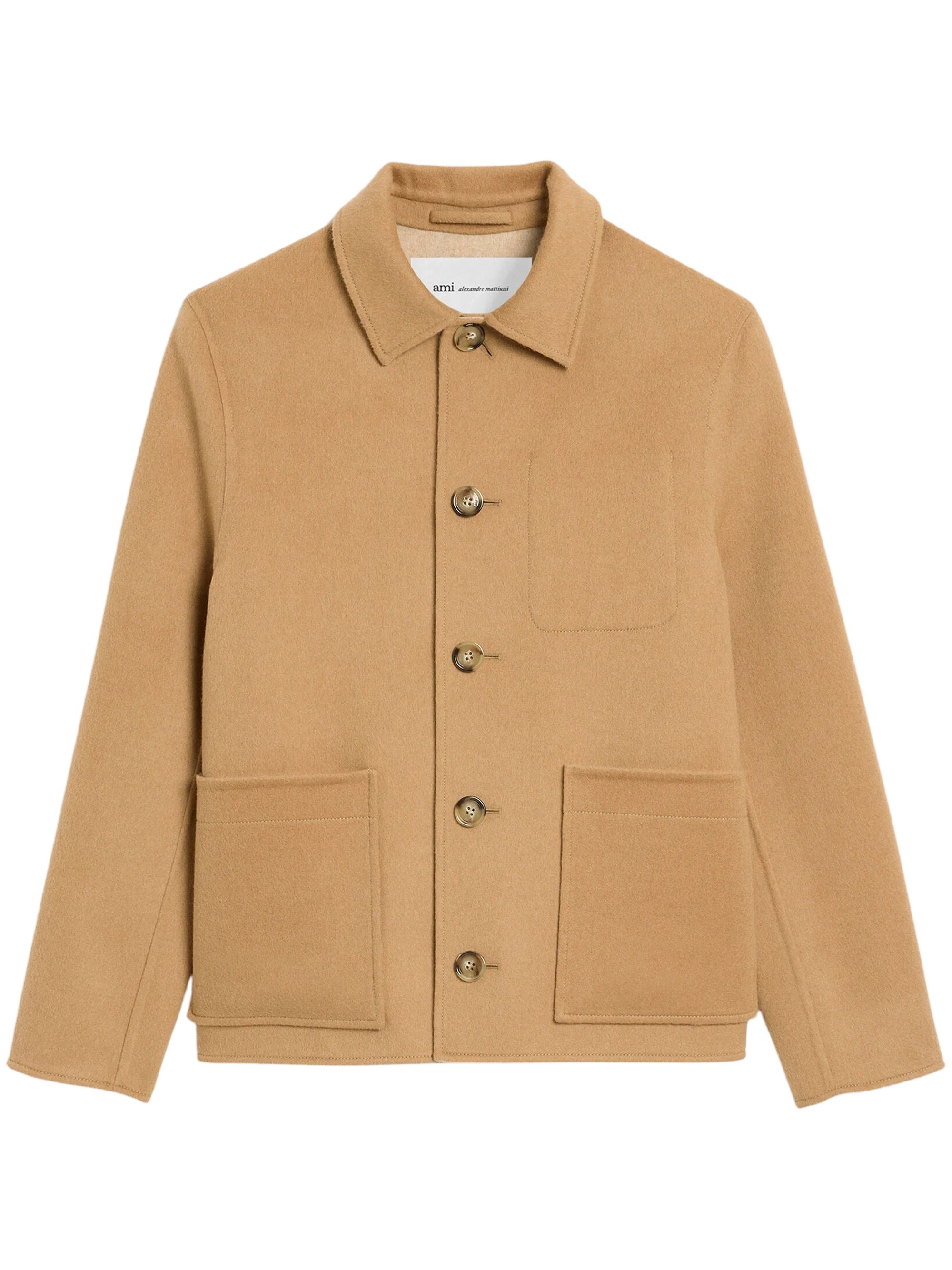 Ami Paris Ami Paris Wool And Cashmere Overshirt