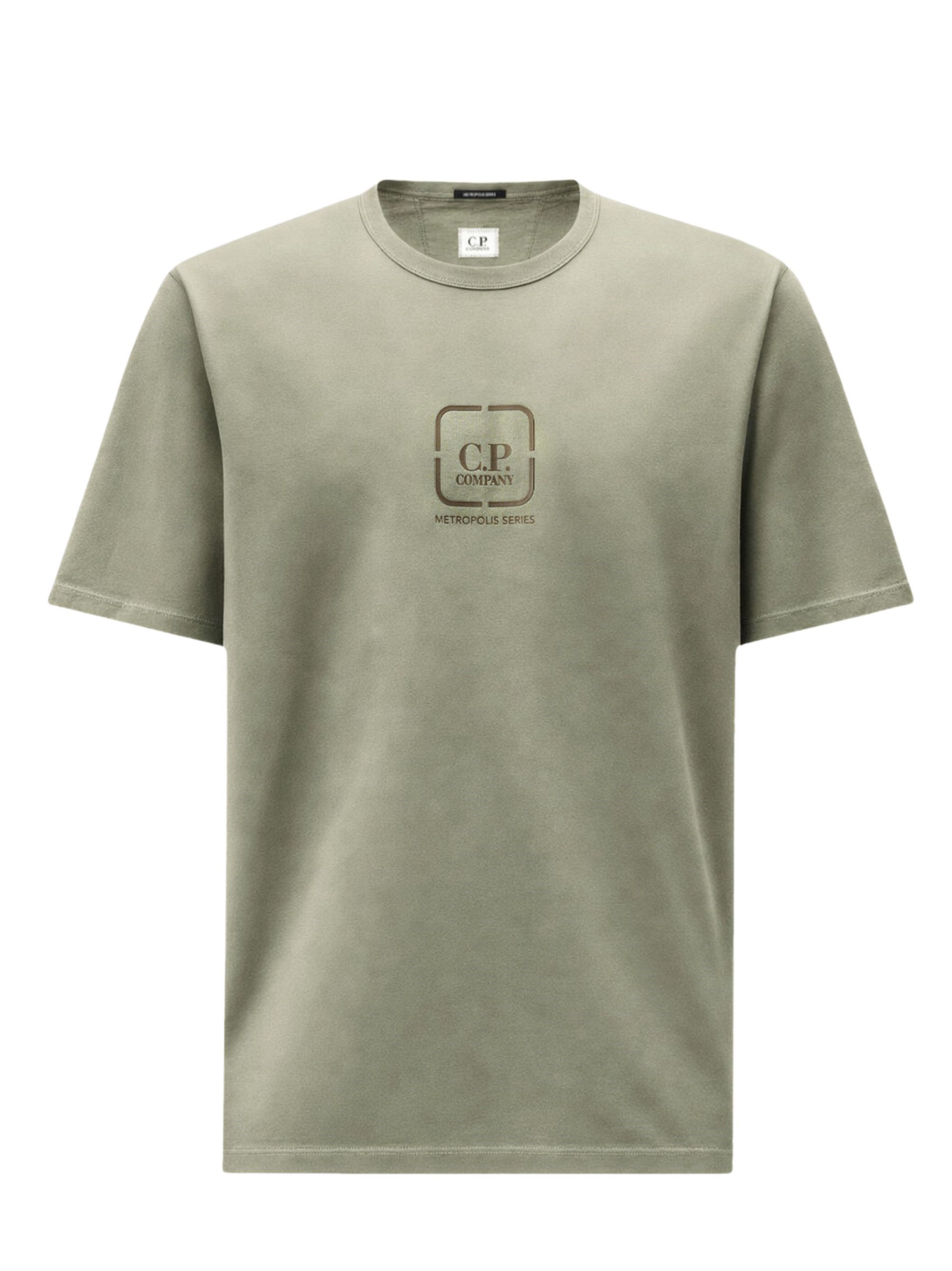 C.P. COMPANY Metropolis Series Mercerized Jersey Short Sleeve Crewneck