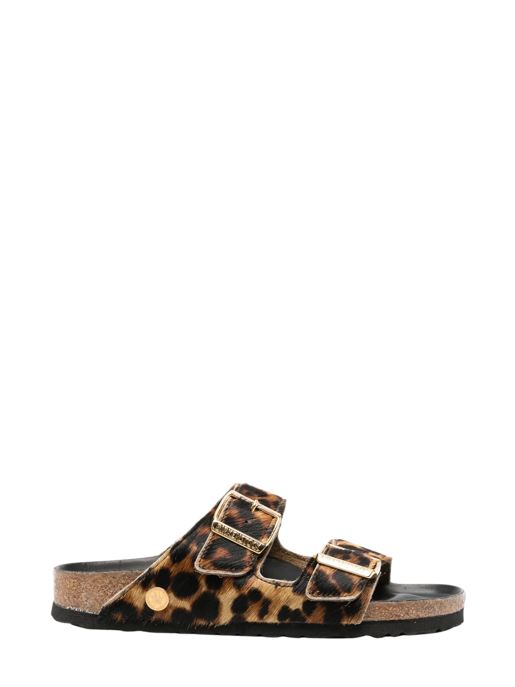 Arizona Leopard-Print Sandals