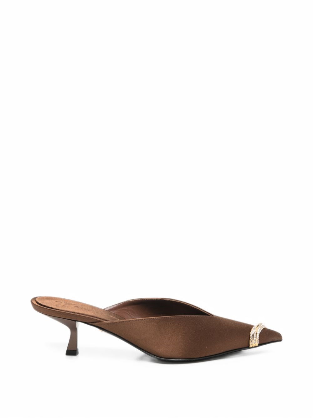 Leather Heeled Mules