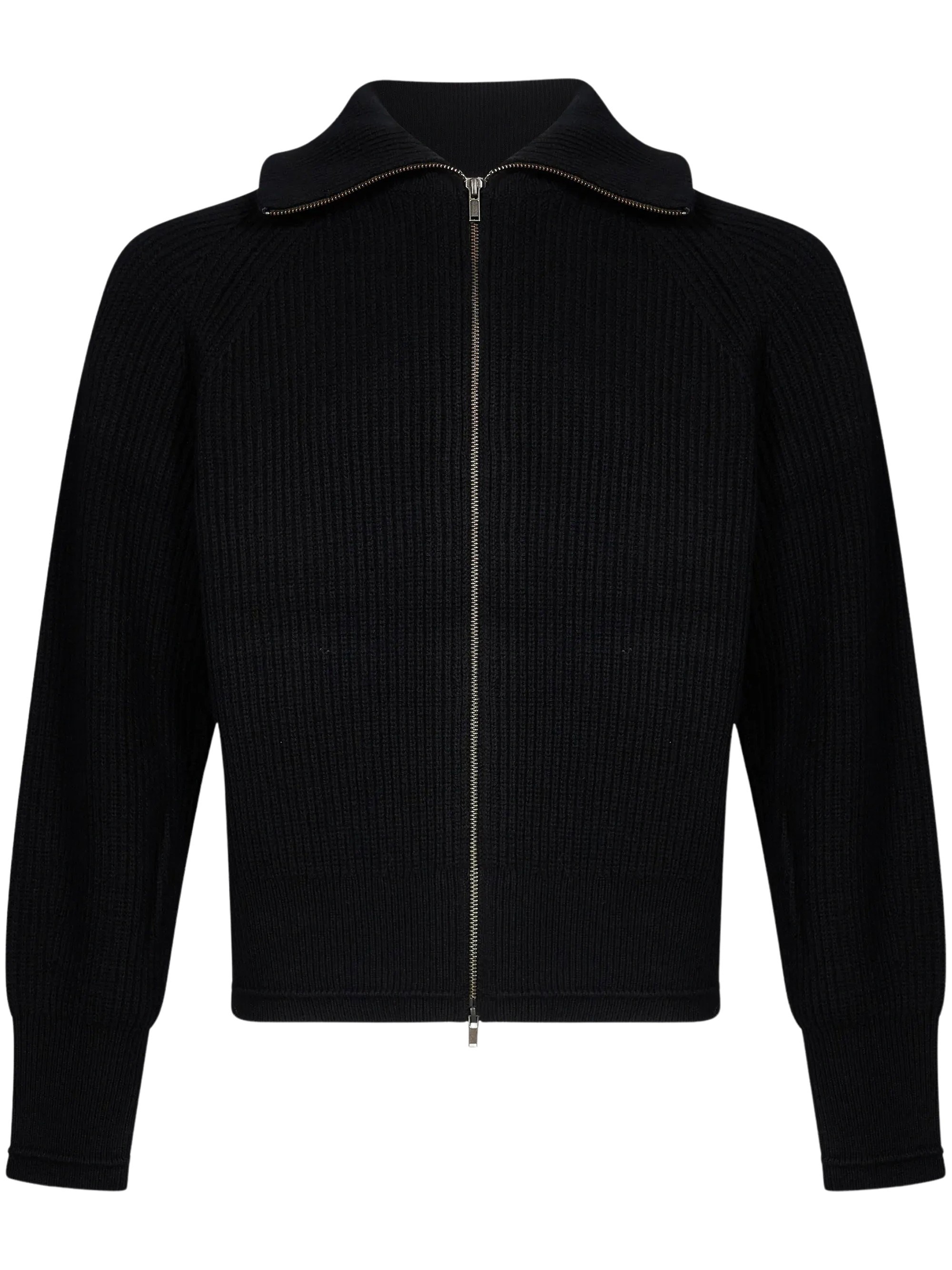 ENTIRE STUDIOS Ribbed-Knit Raglan-Sleeve Cardigan