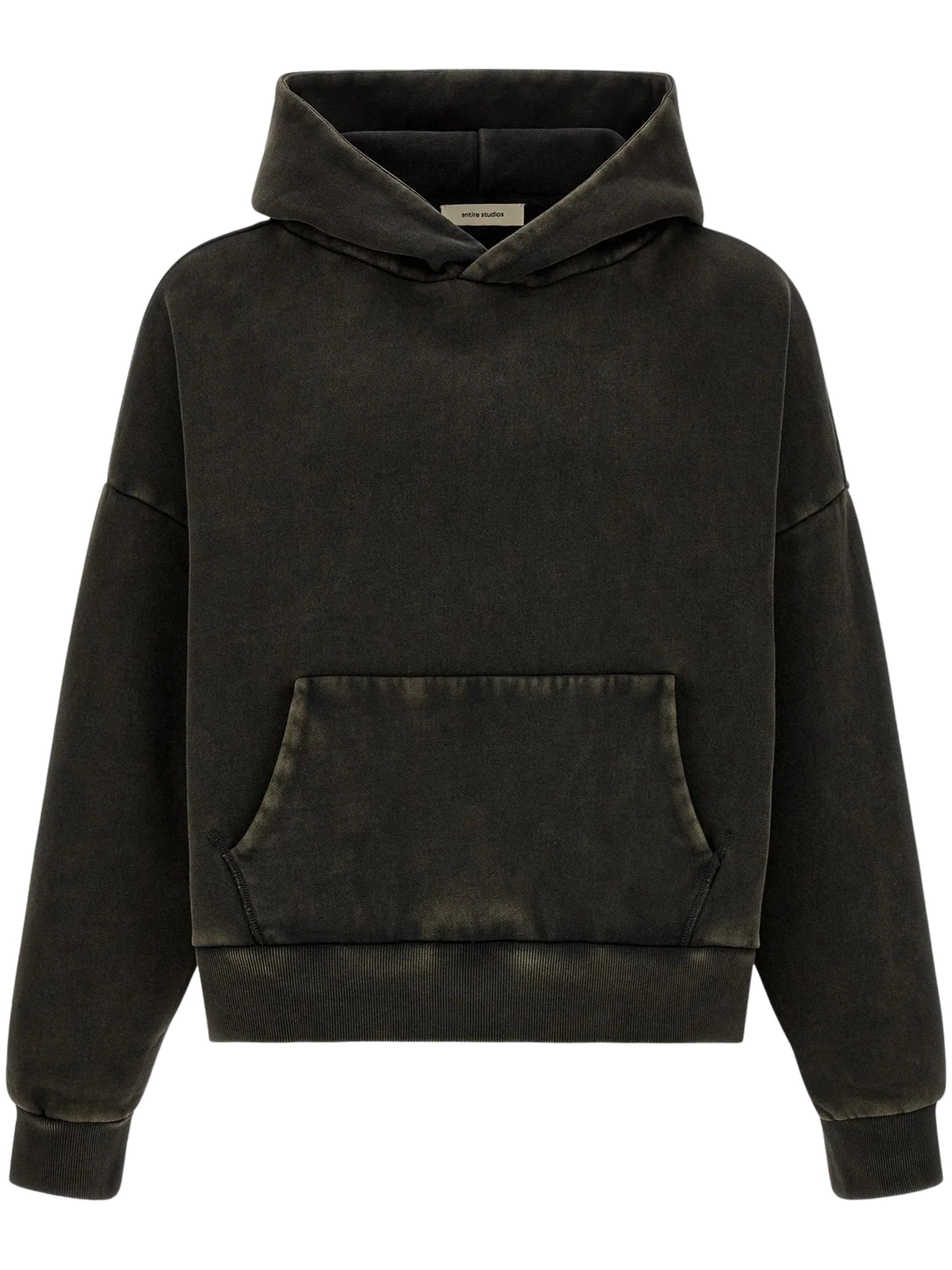 Washed Cotton-Jersey Hoodie