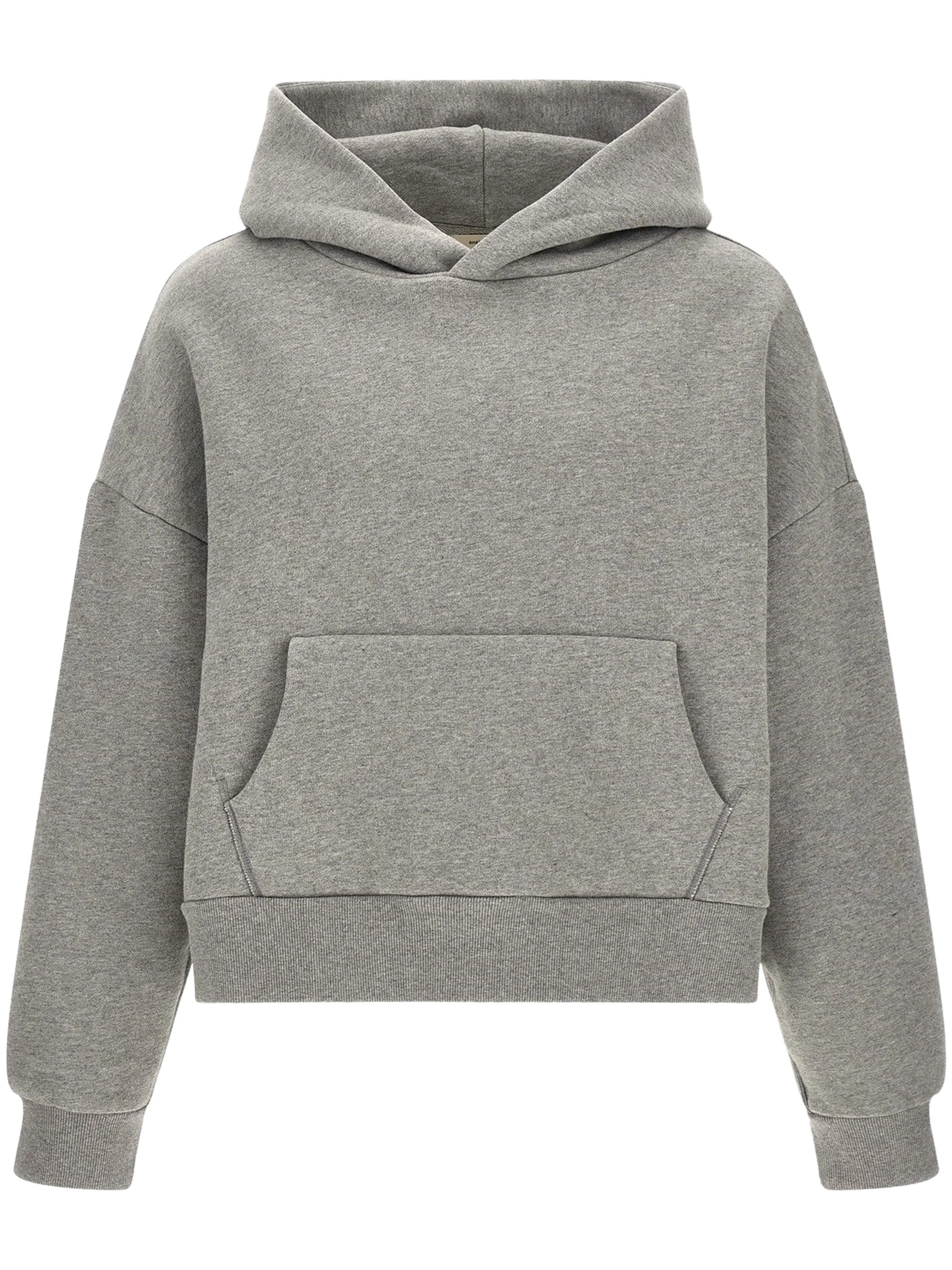 Drop-Shoulder Pouch-Pocket Hoodie