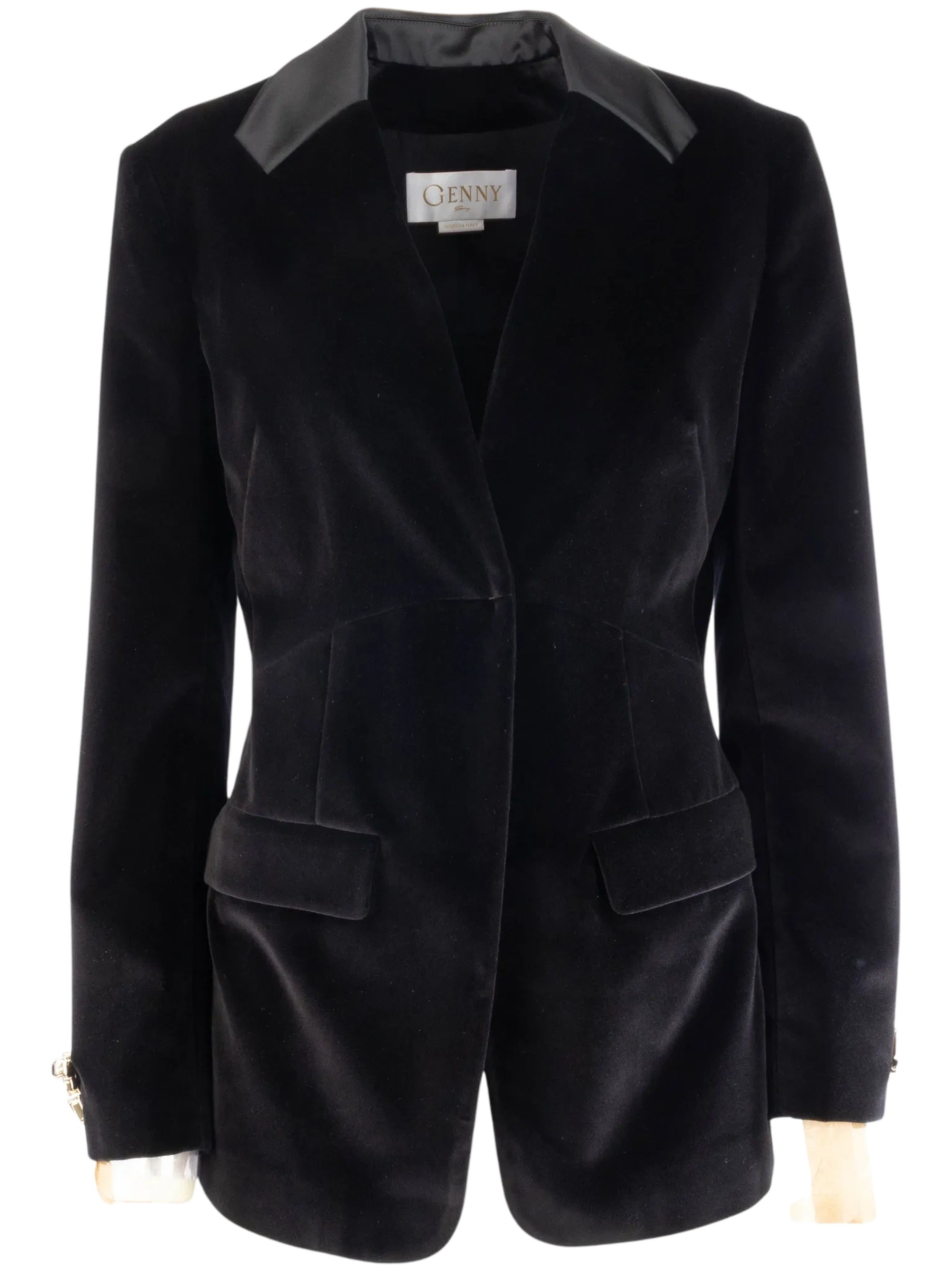 Crystal-Embellished Velvet Jacket