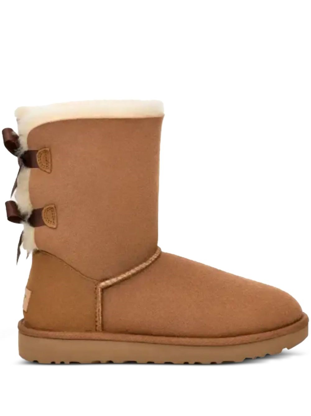 Ugg Donna Marrone - Bailey Bow Ii Stivali Chestnut - Shoes - 38 Eu - Immagine 2