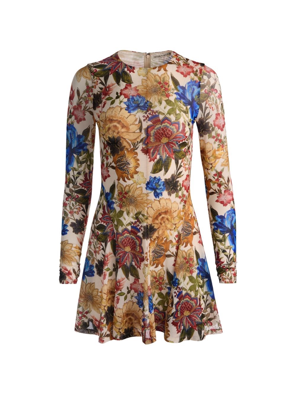 ALICE+OLIVIA Delora Printed Mini Dress