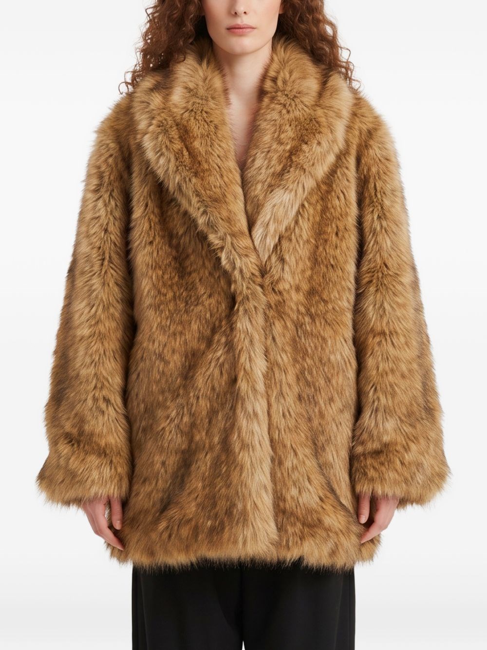 THE FRANKIE SHOP Belle Faux Fur Coat THE FRANKIE SHOP Belle Faux Fur Coat