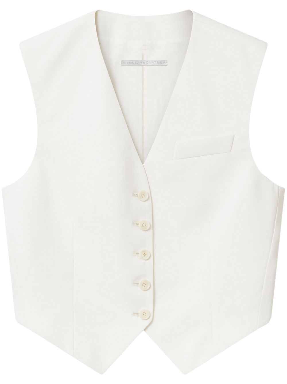 Stella Mccartney Wool Tailoring Short Vest