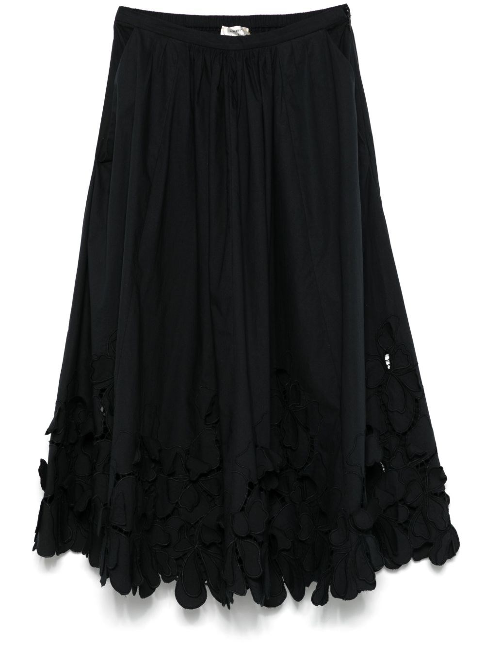 Forte Forte Embroidered Cotton Skirt