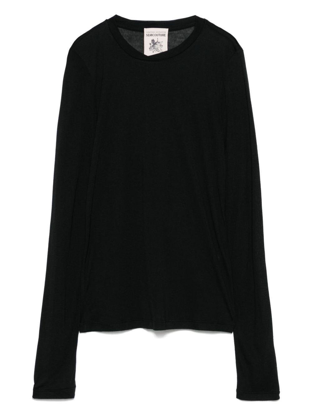 Arianna Long-Sleeves T-Shirt - Semicouture - Modalova