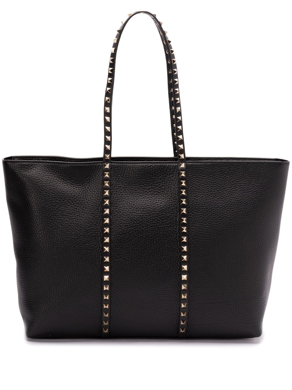 Rockstud Leather Medium Tote - Valentino Garavani - Modalova