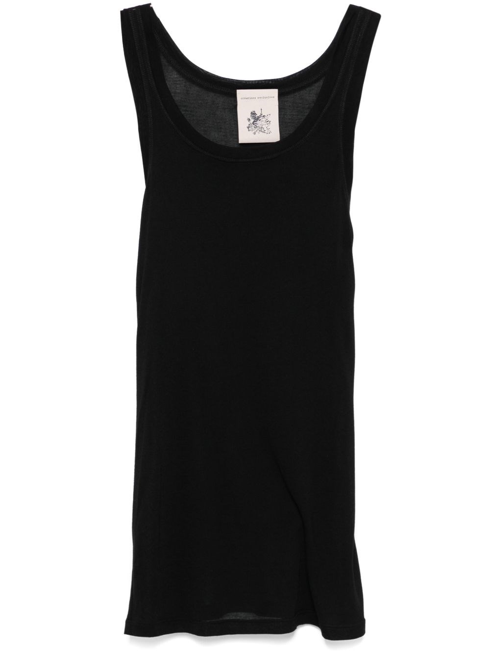 Semicouture Black Andreina Tank Top