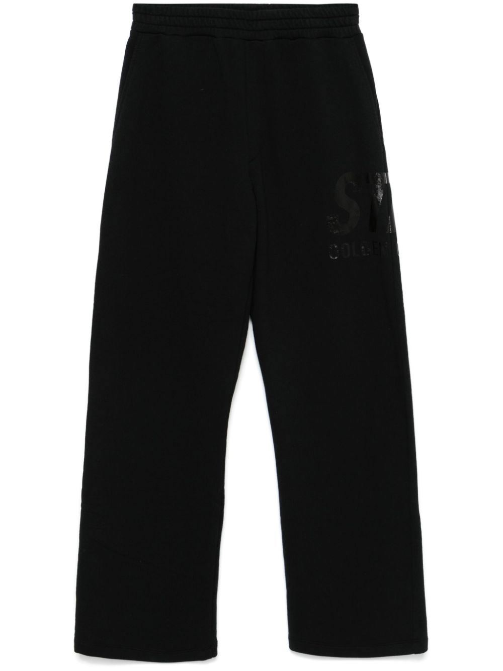 Golden Goose Logo Cotton Sweatpants With Drawstring Waist