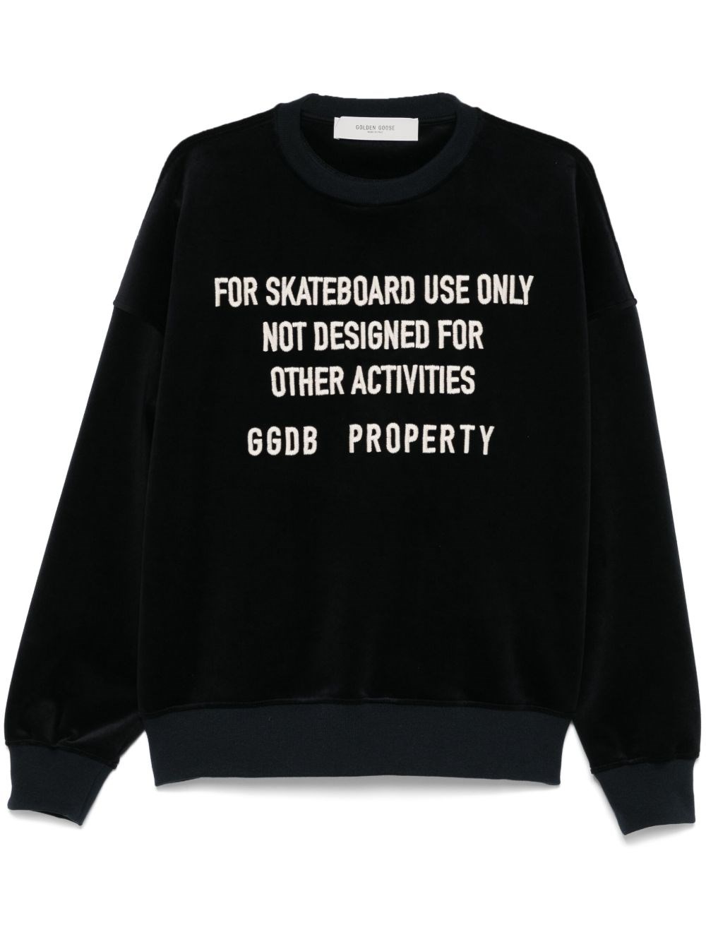 Chenille Crewneck Sweatshirt - Golden Goose - Modalova