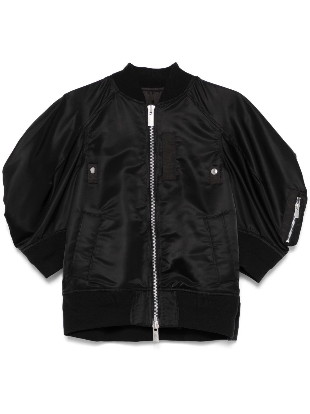 Sacai Bomber Jacket Metallic Hardware