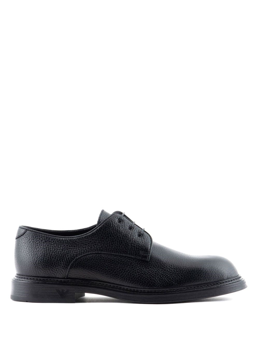 Emporio Armani Leather Laced Shoes - Emporio Armani - Modalova