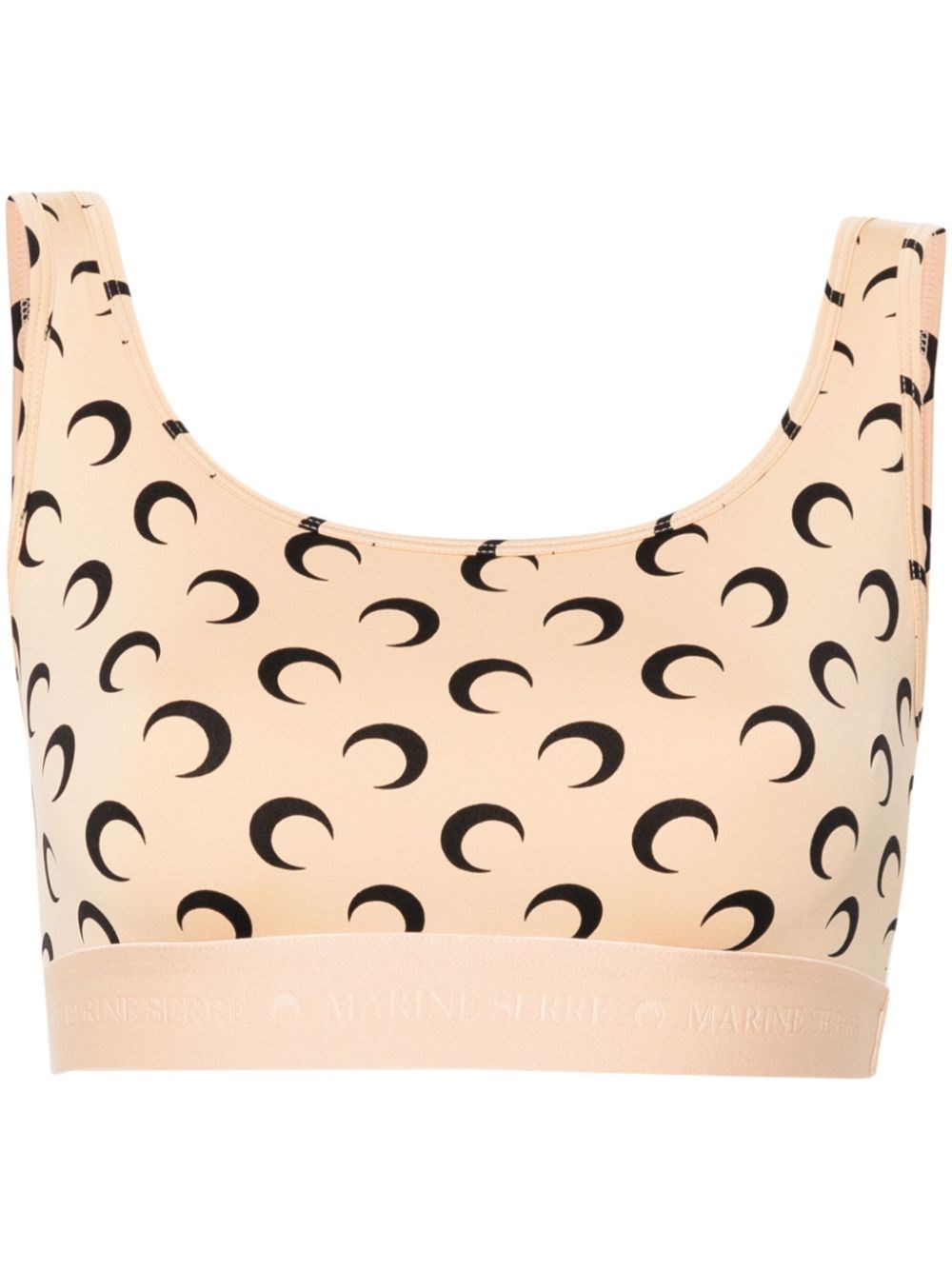 Marine Serre All Over Moon Bra