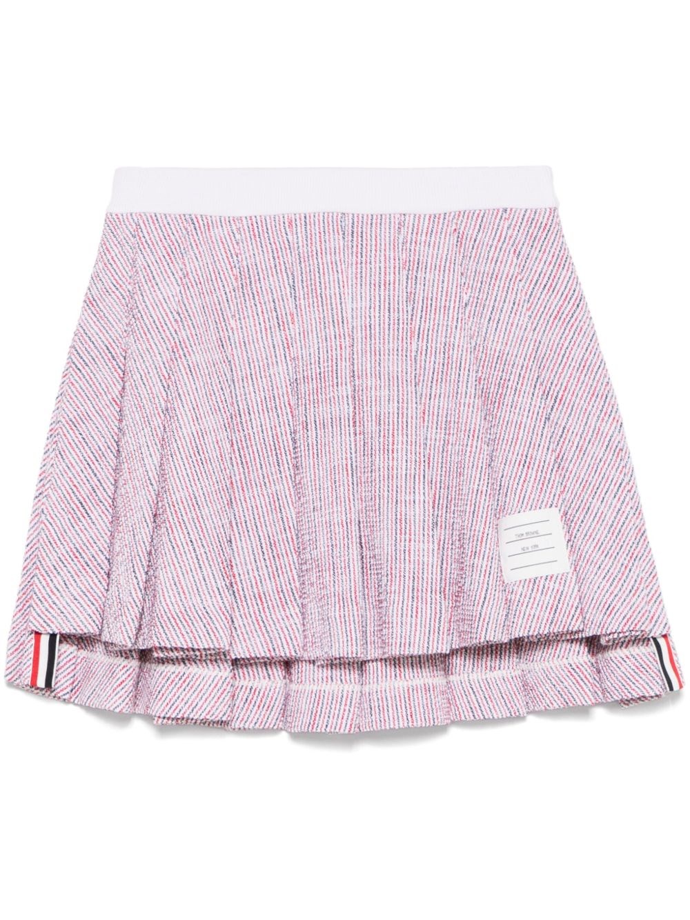 Thom Browne Rwb Cotton Mini Skirt - Thom Browne - Modalova