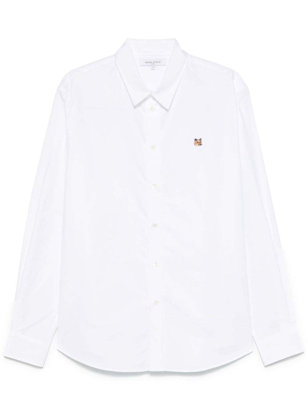Fox Head Cotton Shirt - MAISON KITSUNE' - Modalova