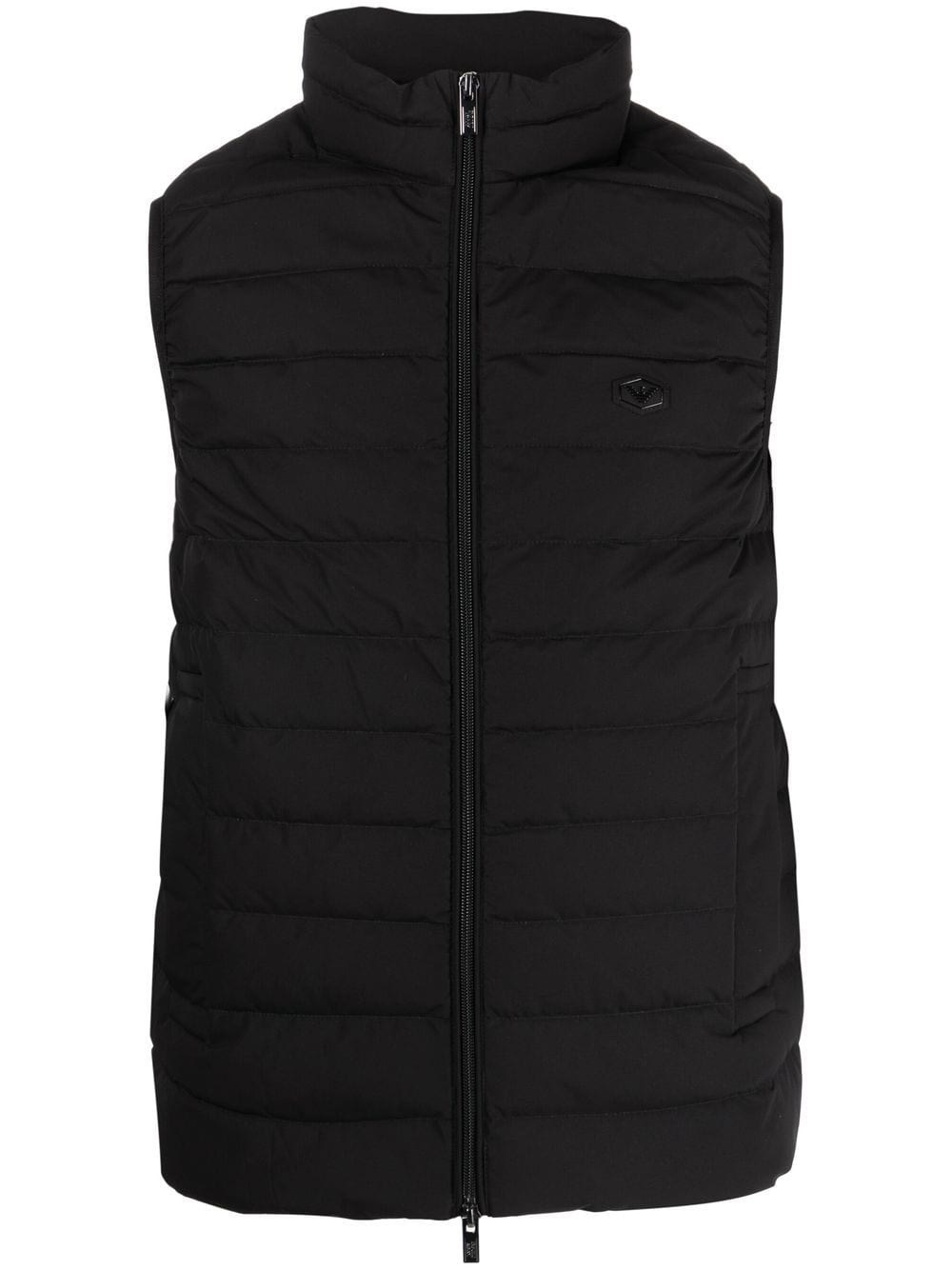 Emporio Armani Logo Down Vest - Emporio Armani - Modalova