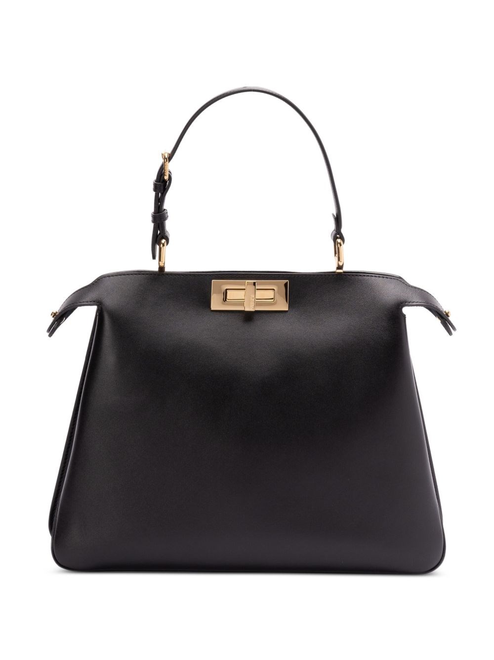 Fendi Borsa A Mano Media Peekaboo In Pelle